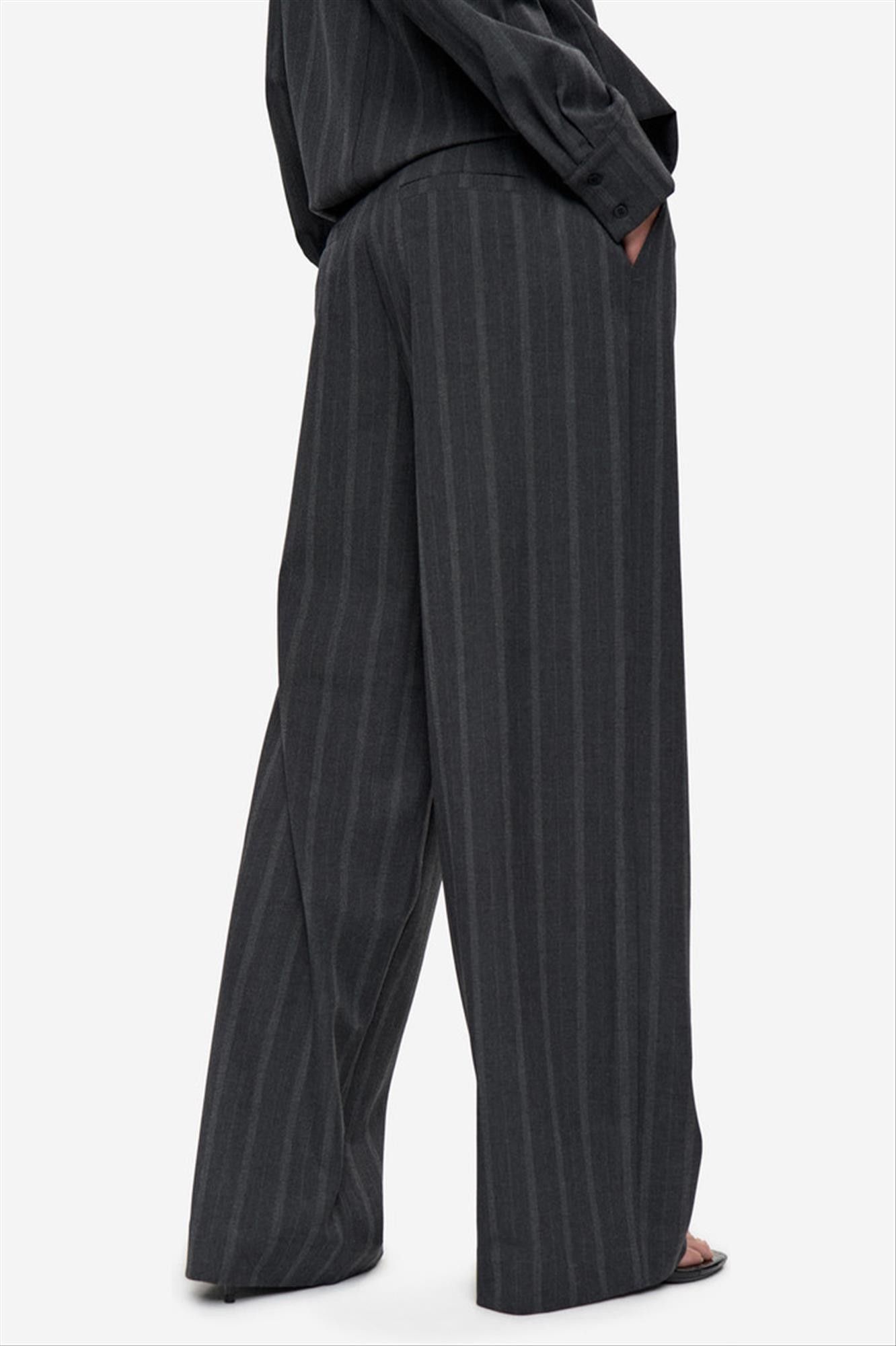 Minimum - Donkergrijze Gertrud broek