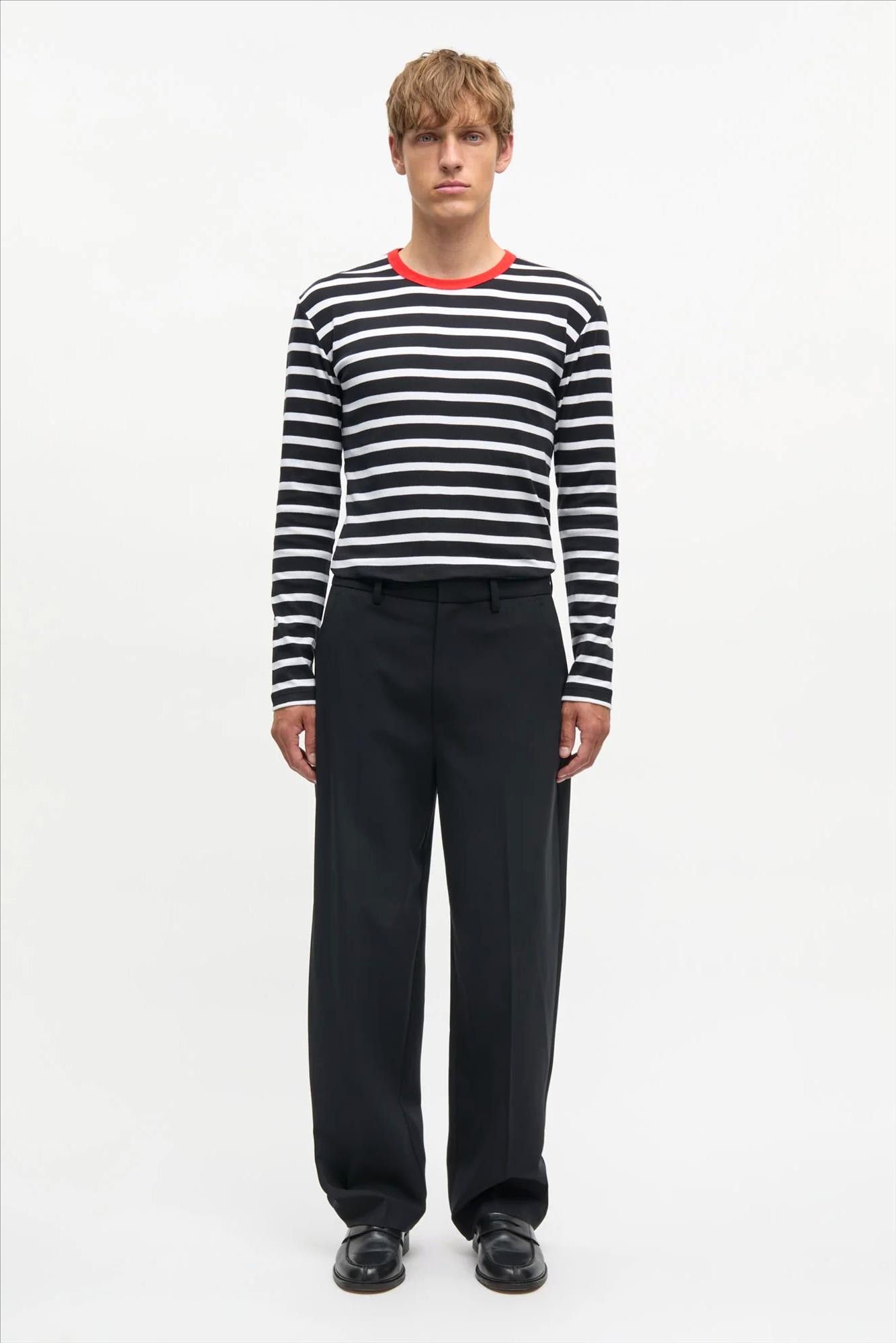 MADS NORGAARD - Zwarte Dense Weave Henry broek