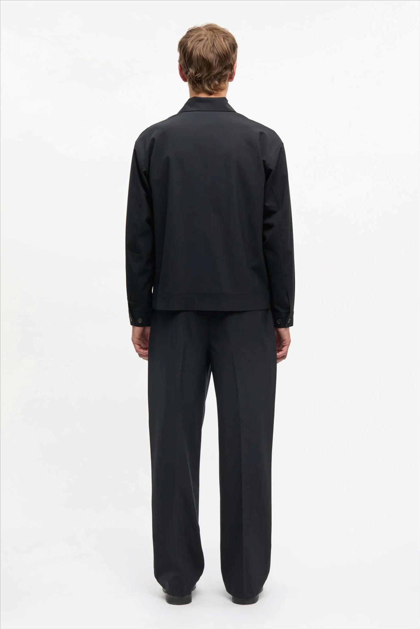 MADS NORGAARD - Zwarte Dense Weave Henry broek