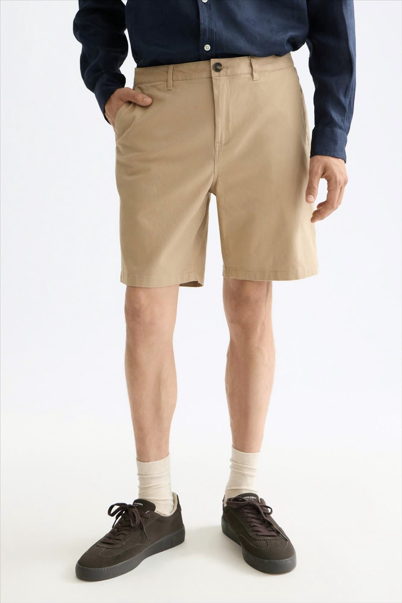 Scotch & Soda - Beige Stuart chino short