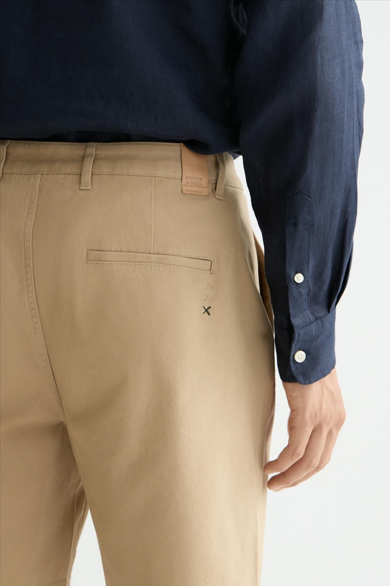Scotch & Soda - Beige Stuart chino short