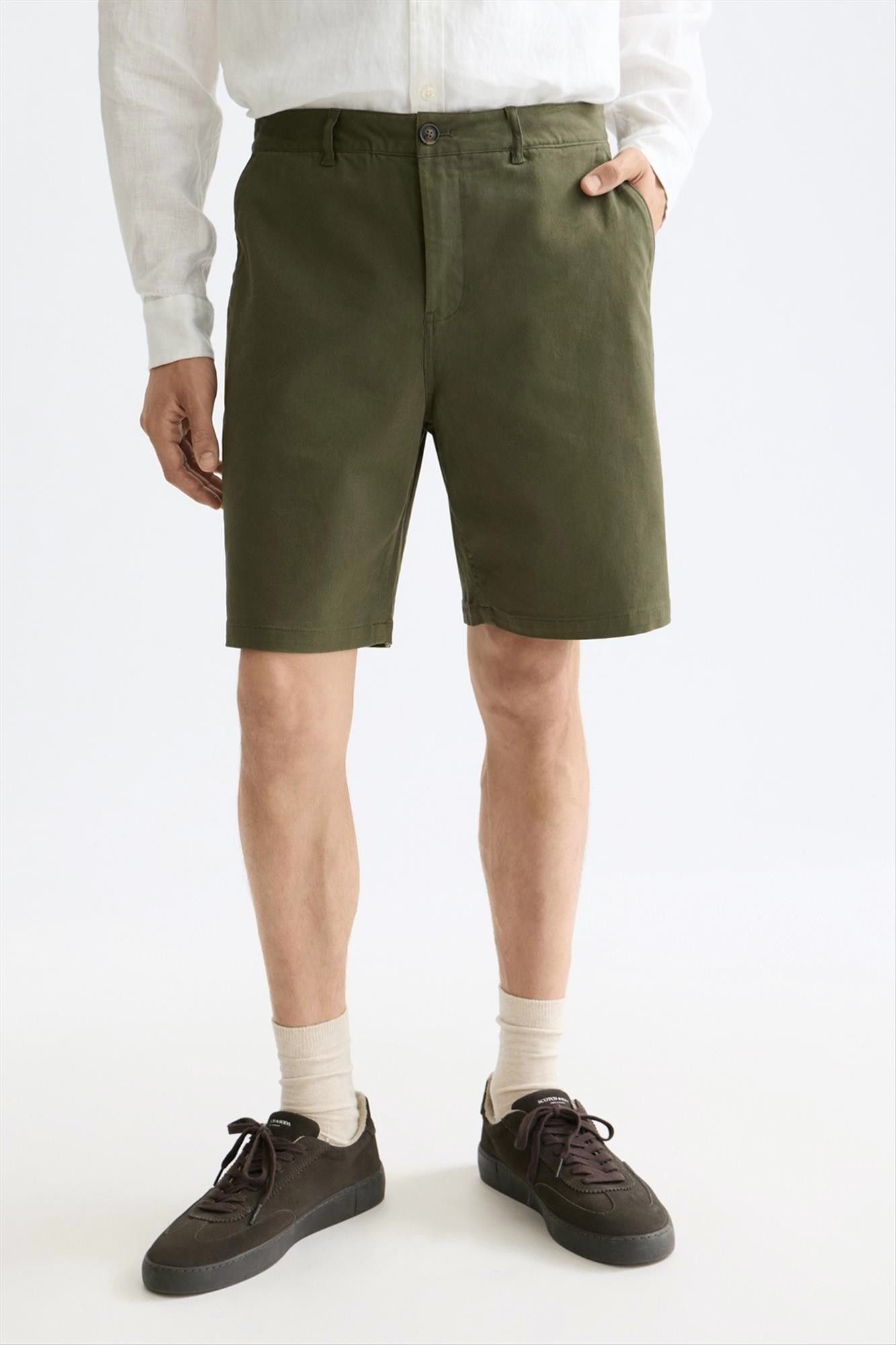Scotch & Soda - Kaki Stuart regular short