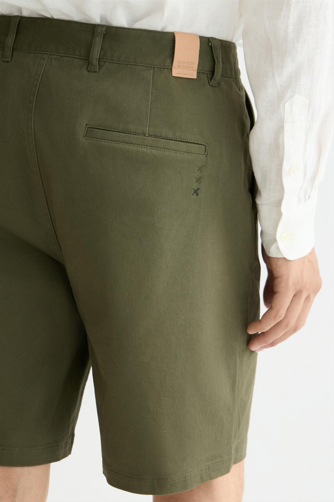 Scotch & Soda - Kaki Stuart regular short