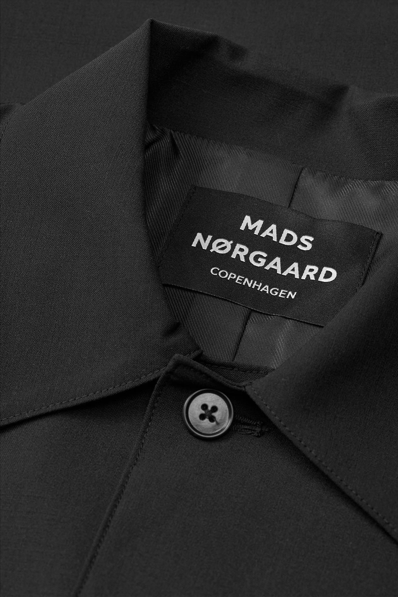MADS NORGAARD - Zwarte Dense Weave Travis blazer