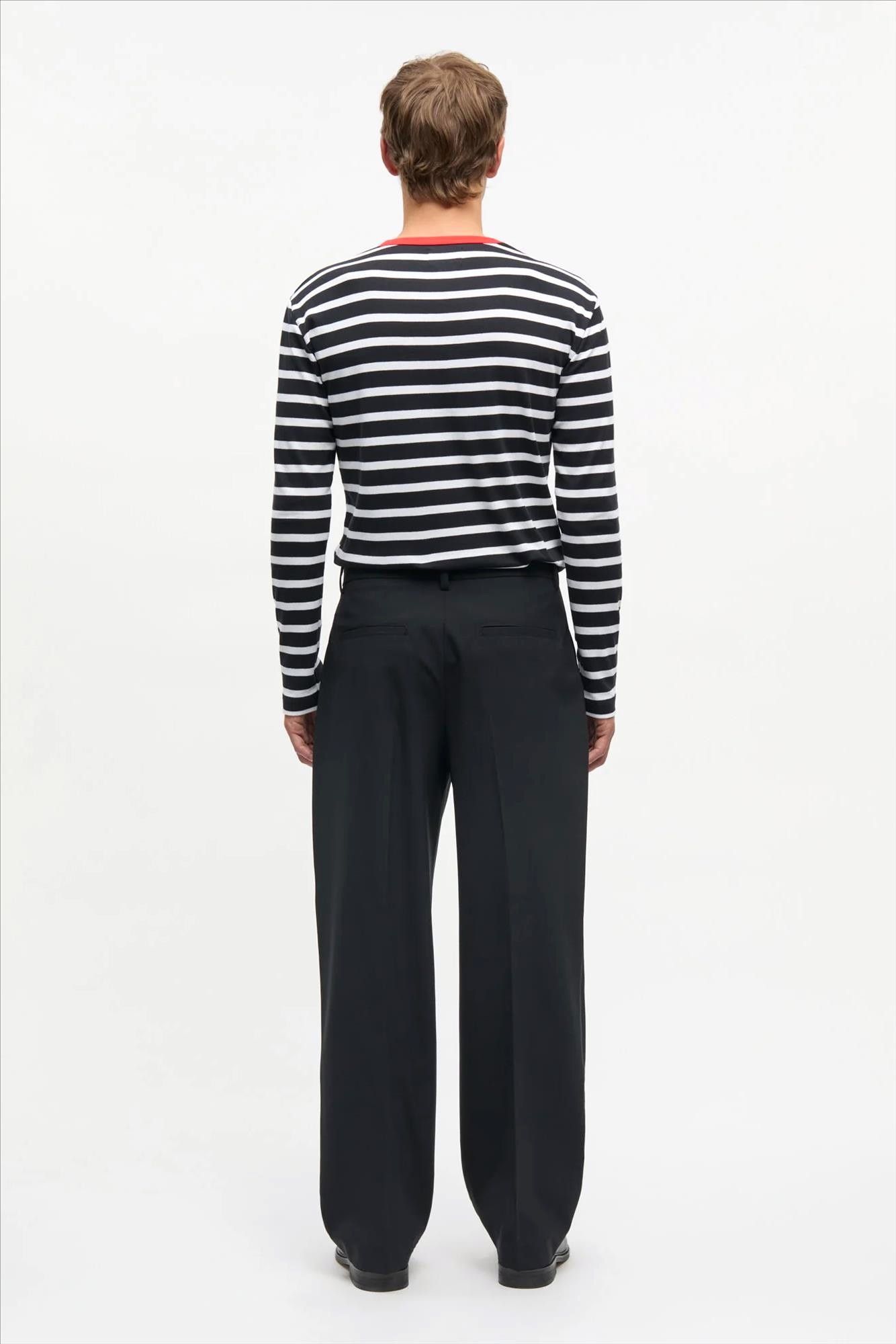 MADS NORGAARD - Zwarte Dense Weave Travis blazer