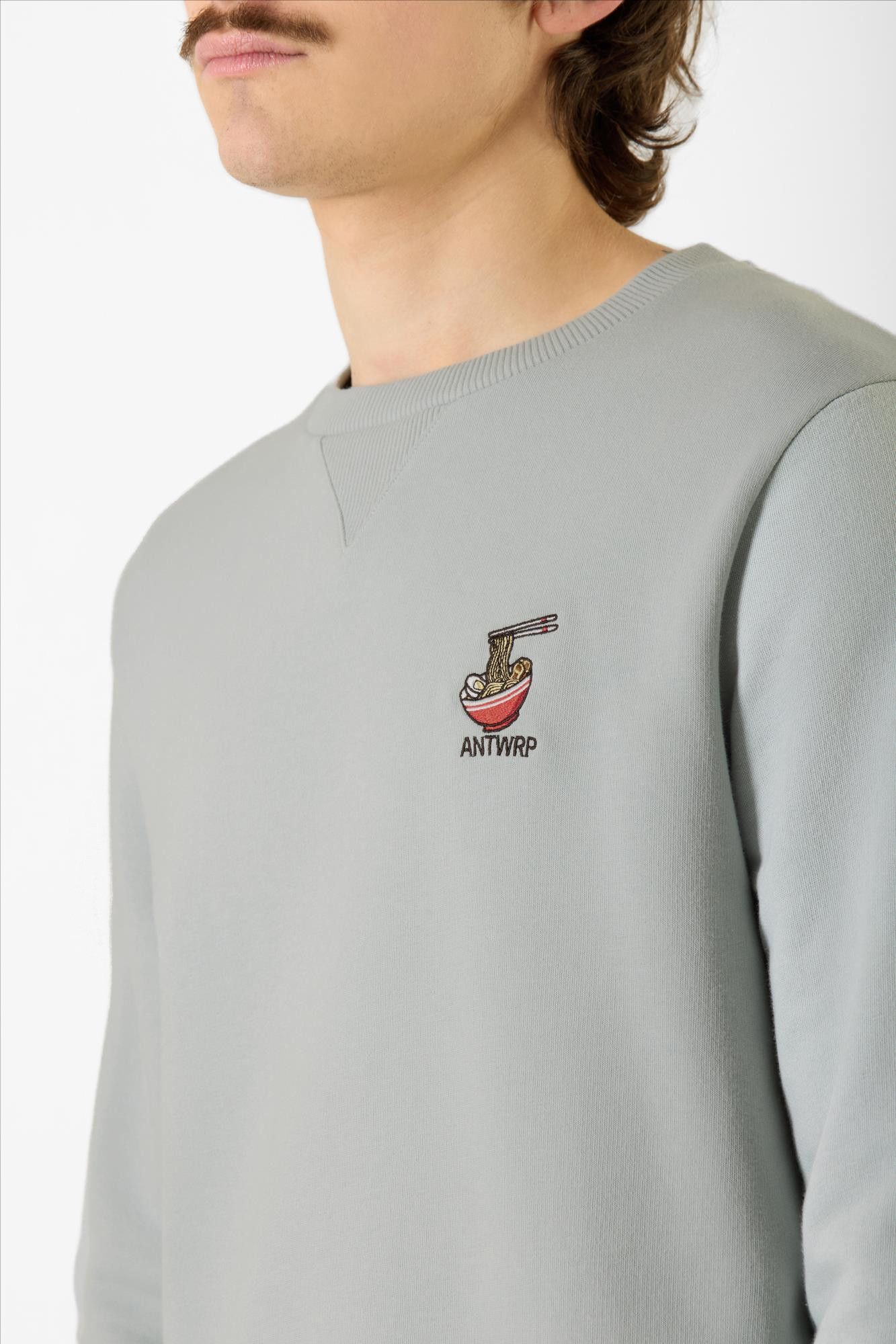 Antwrp - Blauwgrijze Noodle sweater