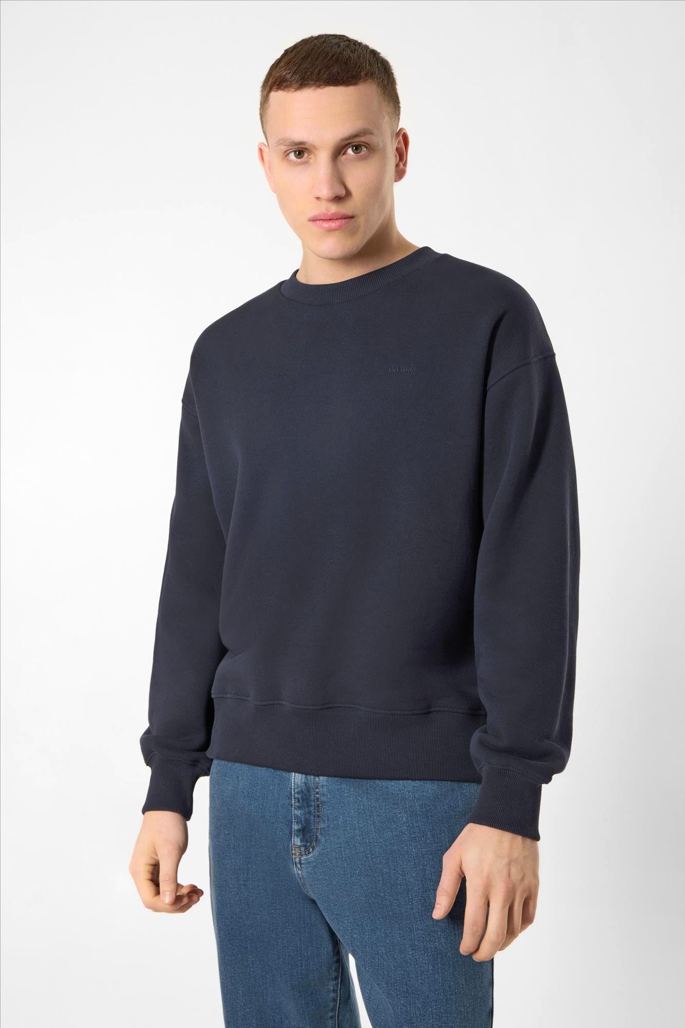 Antwrp - Donkerblauwe Backprint sweater