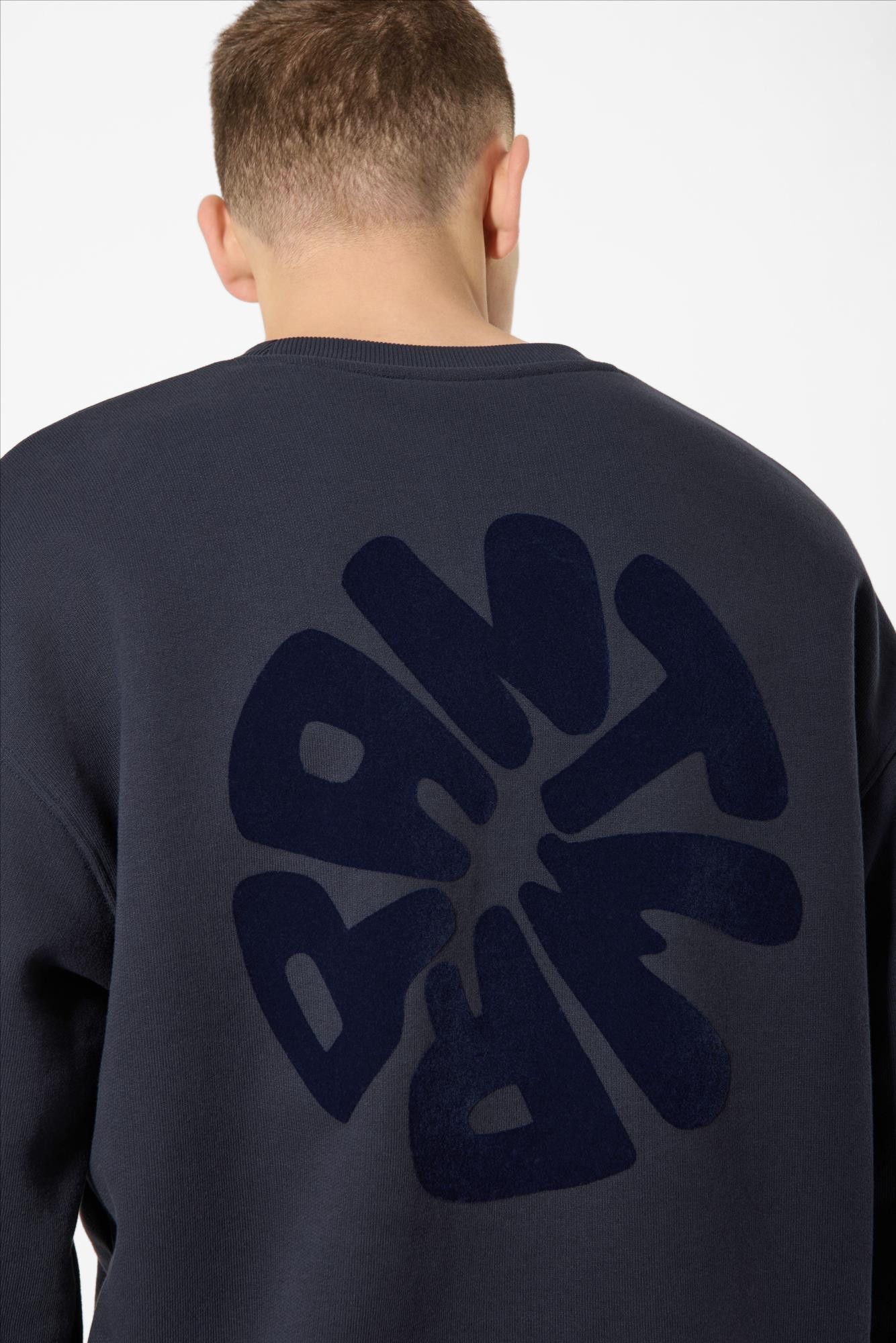Antwrp - Donkerblauwe Backprint sweater