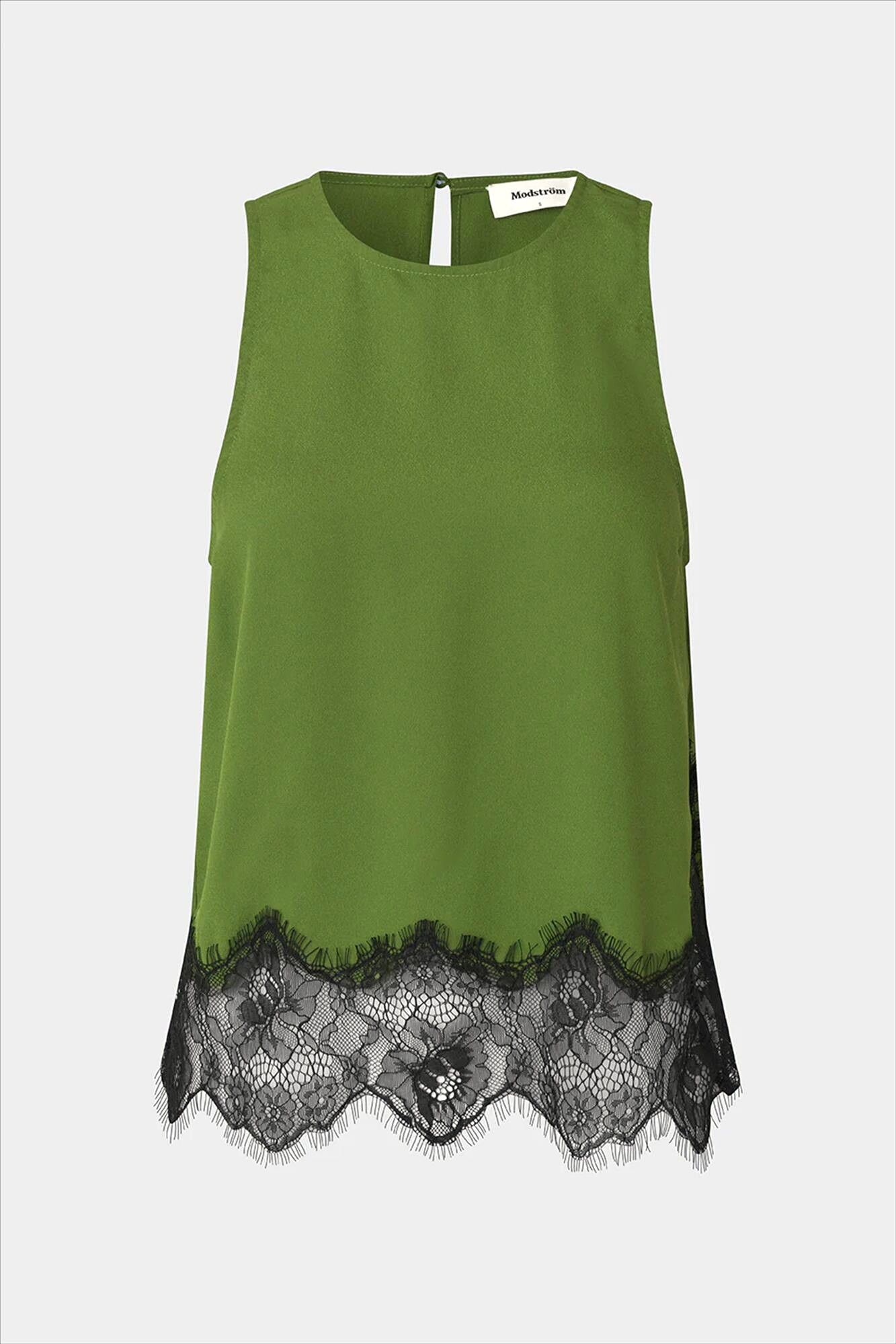Modström - Groene Birk top
