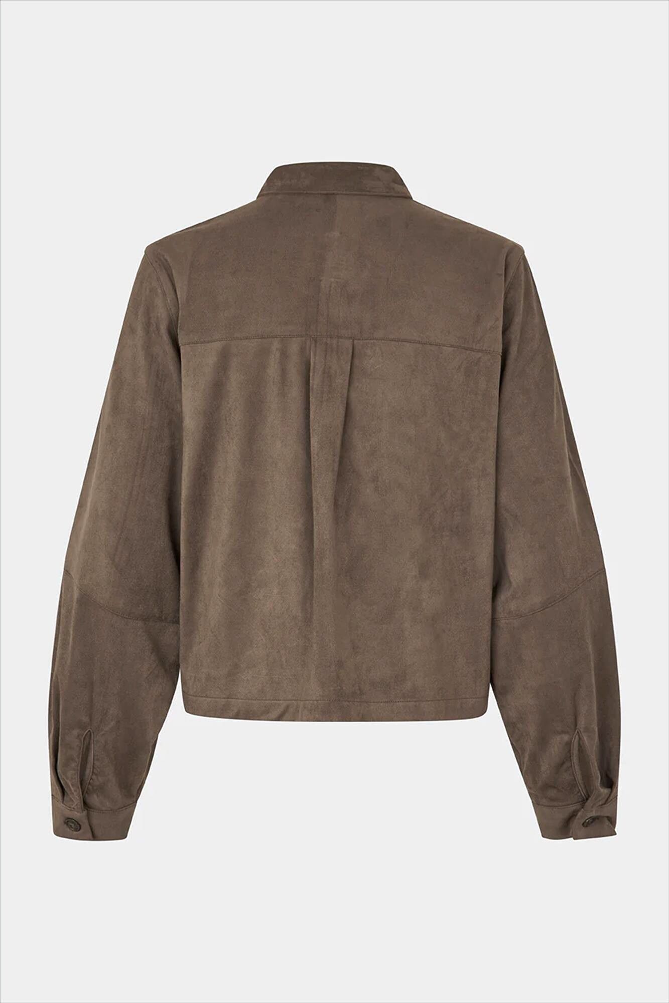 Modström - Donkerbruine Britney blouse