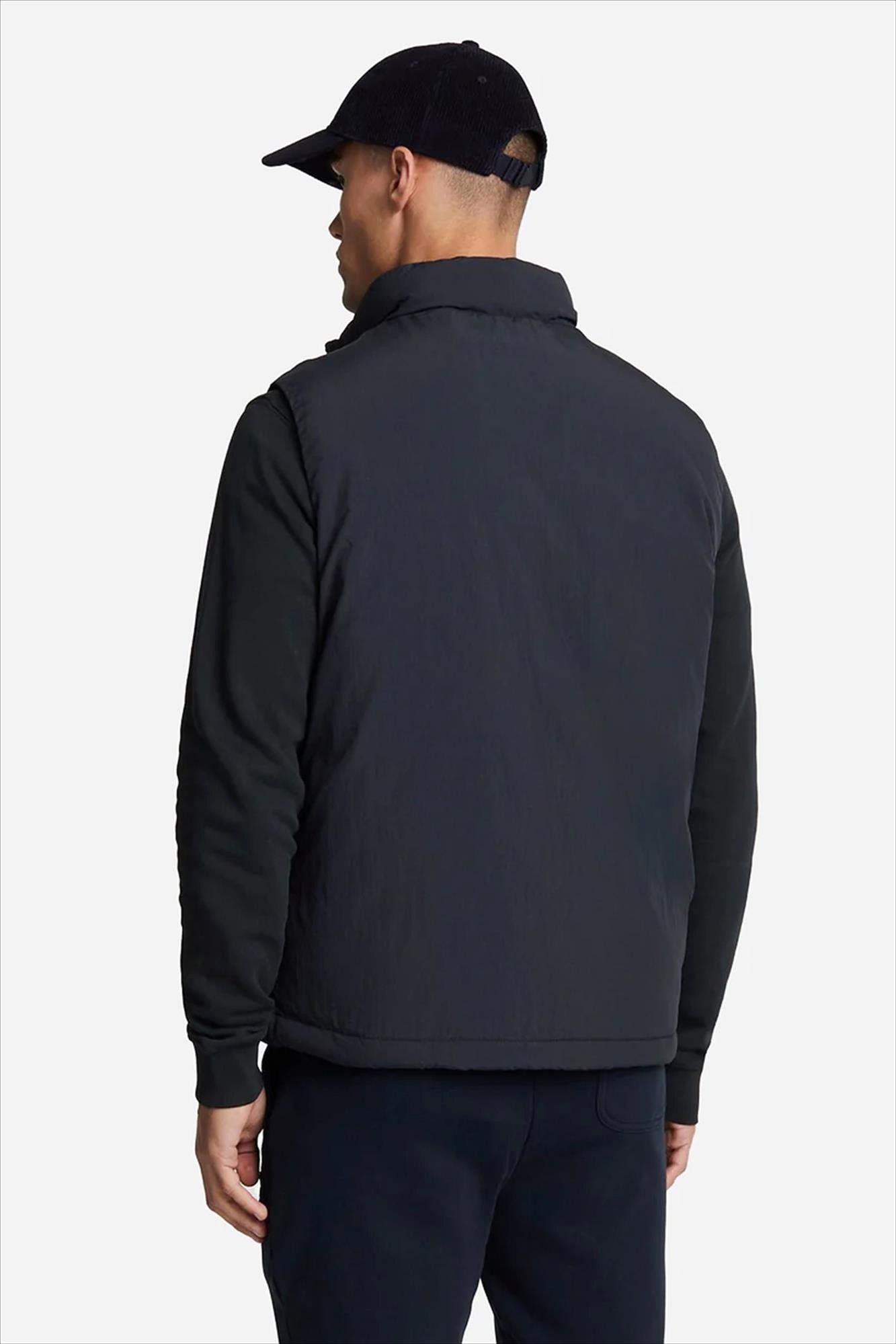 Lyle & Scott - Donkerblauwe Padded Puffer bodywarmer
