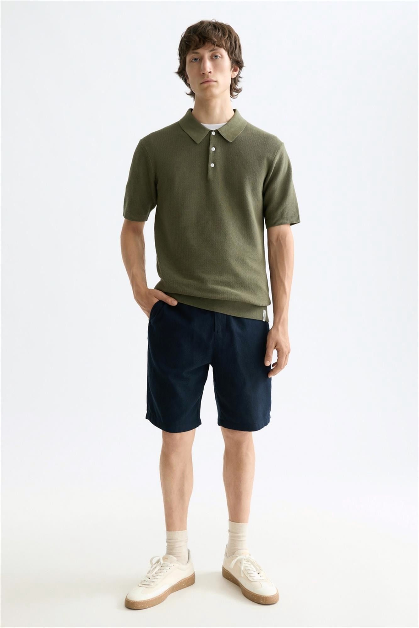 Scotch & Soda - Donkerblauwe Fave bermuda short