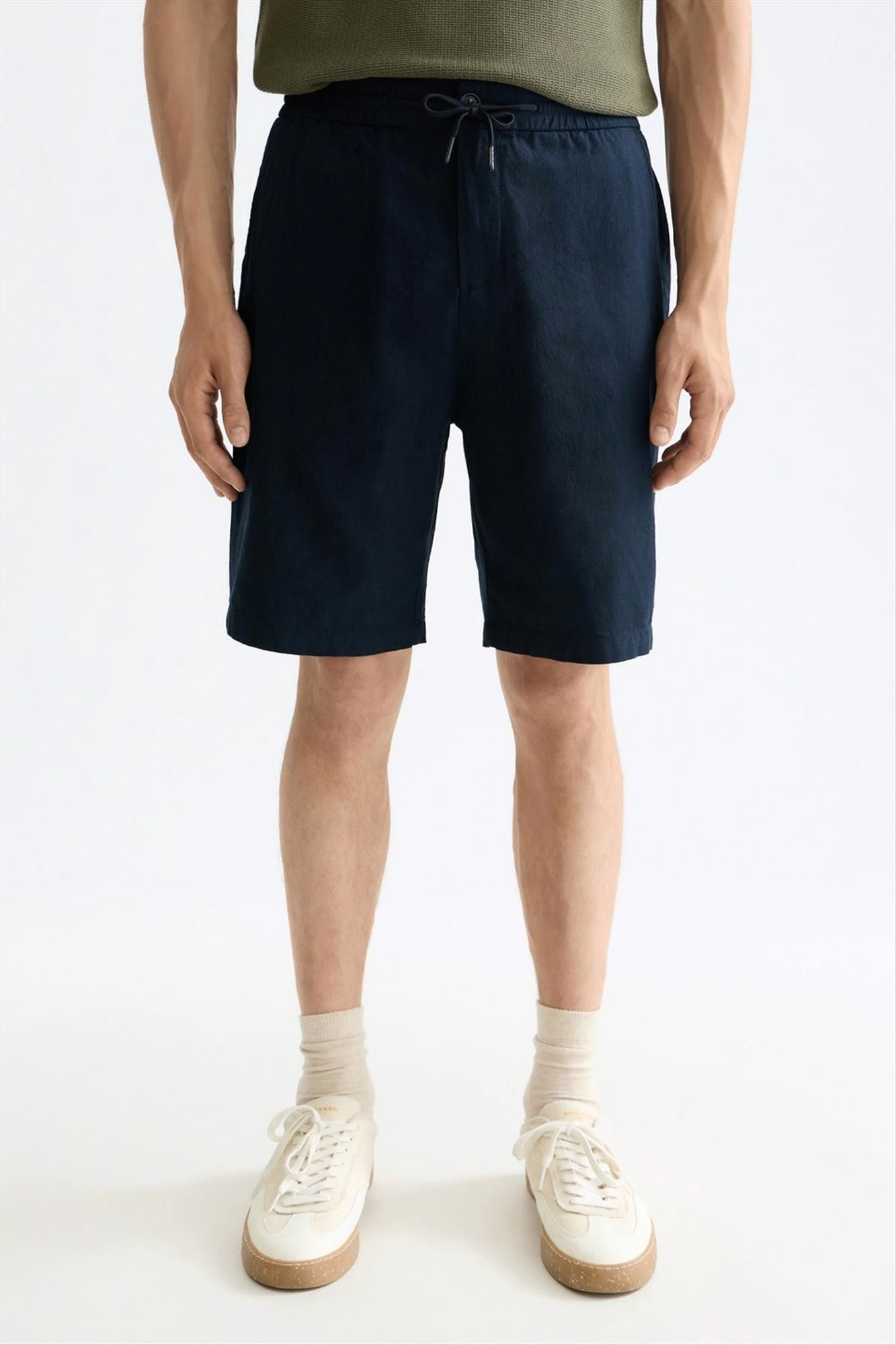 Scotch & Soda - Donkerblauwe Fave bermuda short
