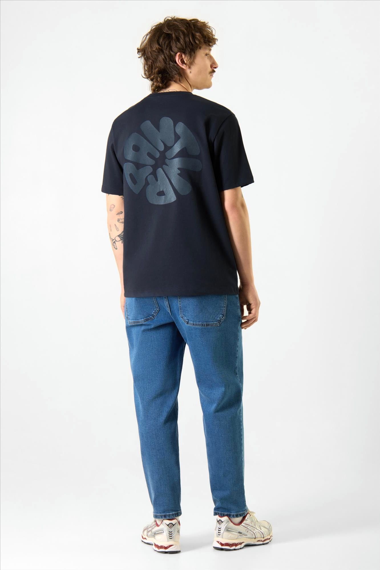 Antwrp - Donkerblauwe ANTWRP Backprint T-shirt