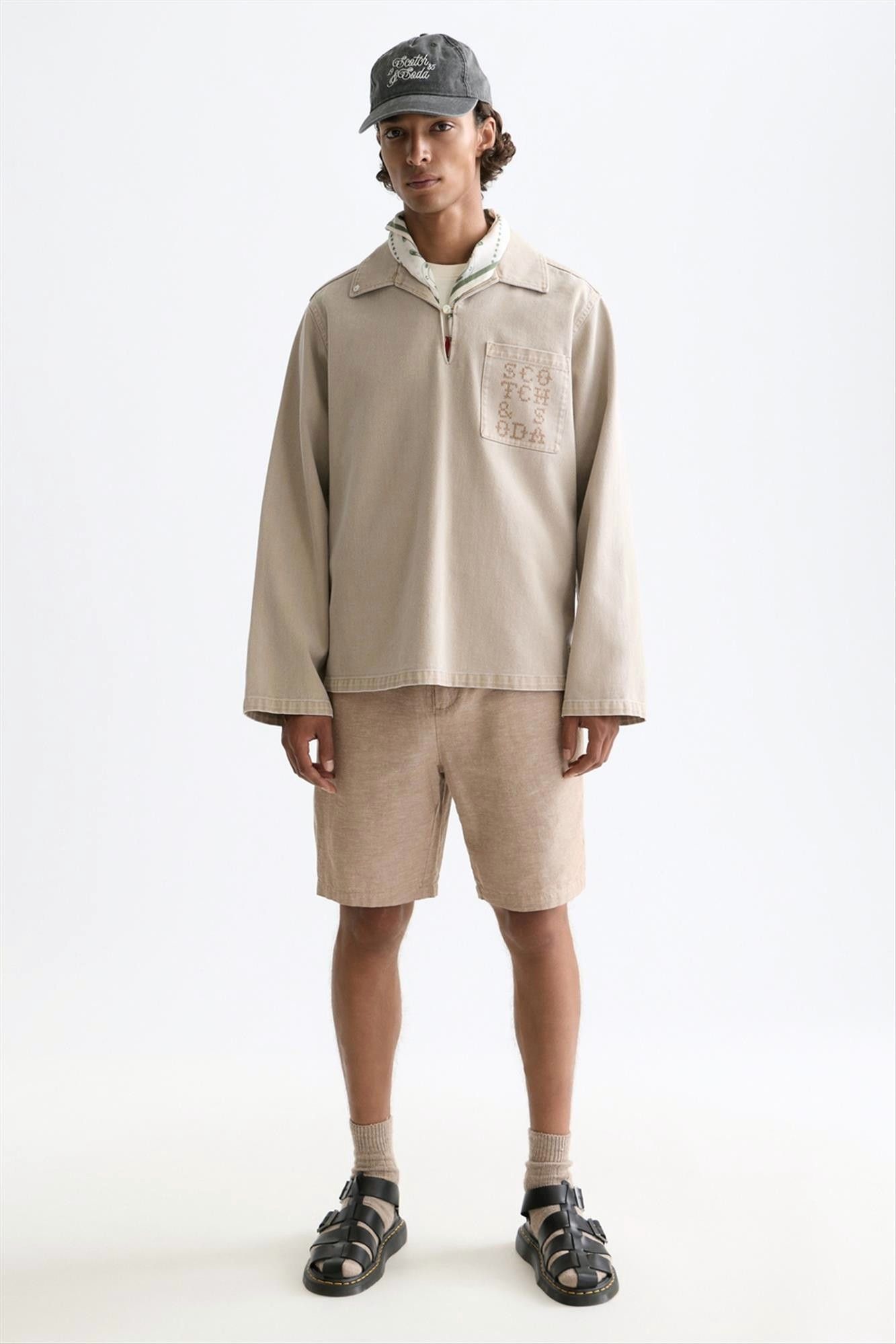 Scotch & Soda - Beige Fave bermuda short