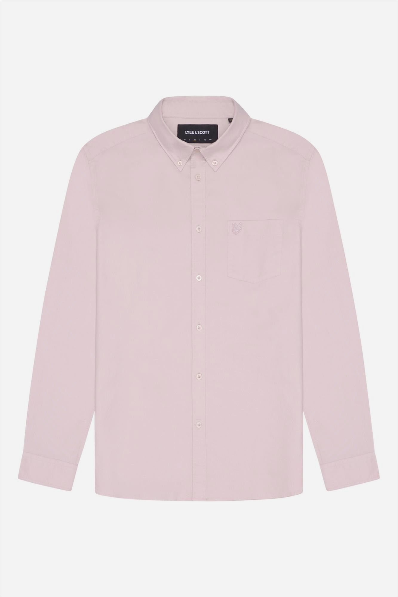 Lyle & Scott - Lichtroze Tonal Eagle hemd