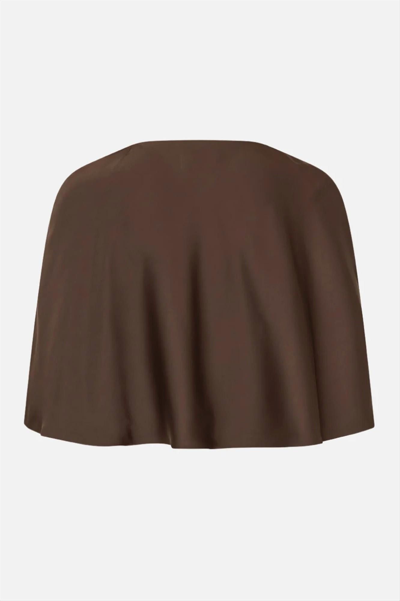 Modström - Donkerbruine Tailor cape