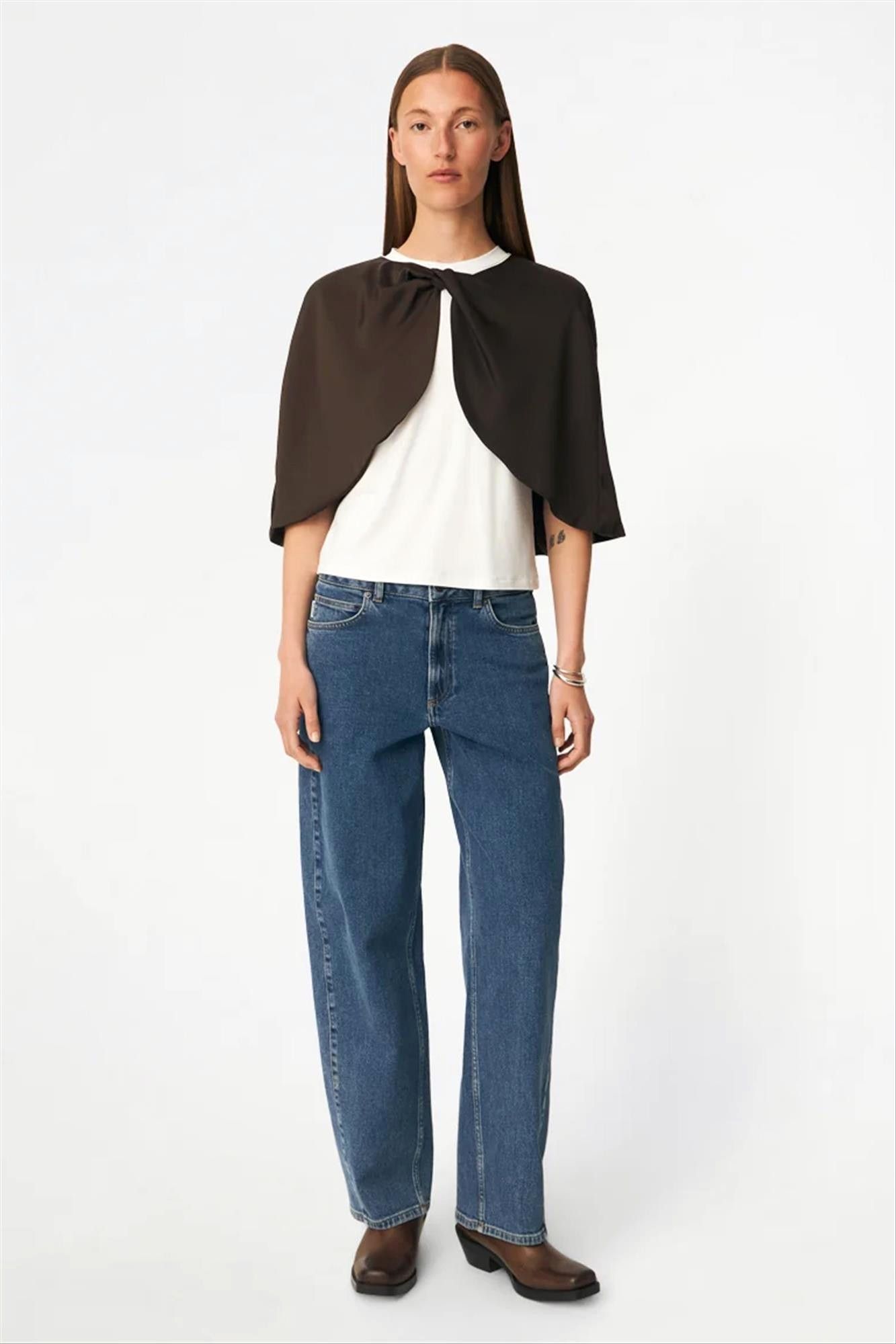 Modström - Donkerbruine Tailor cape