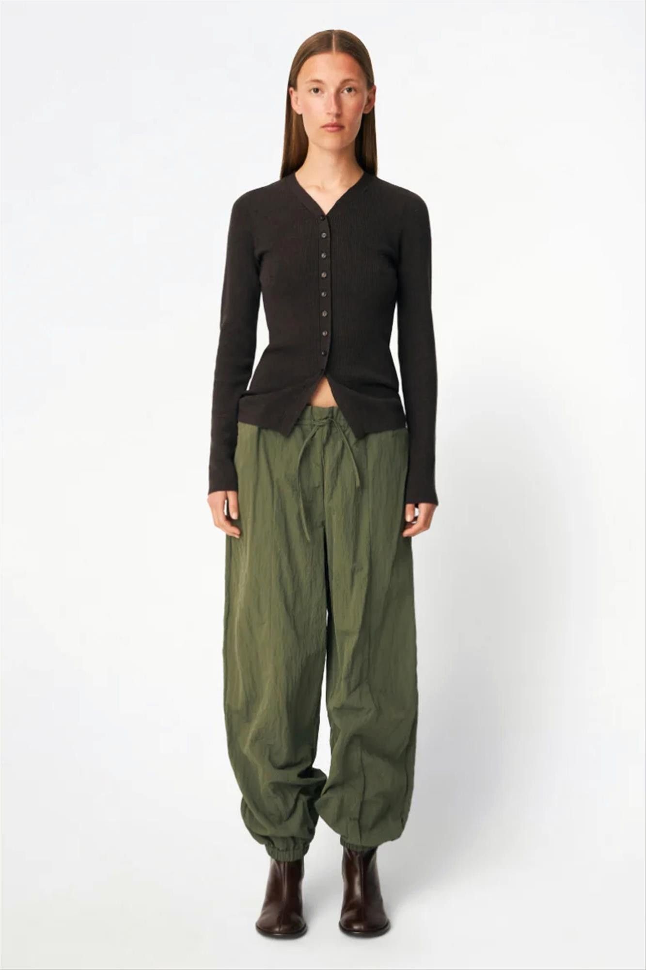 Modström - Bruin geribd Hirokimd cardigan