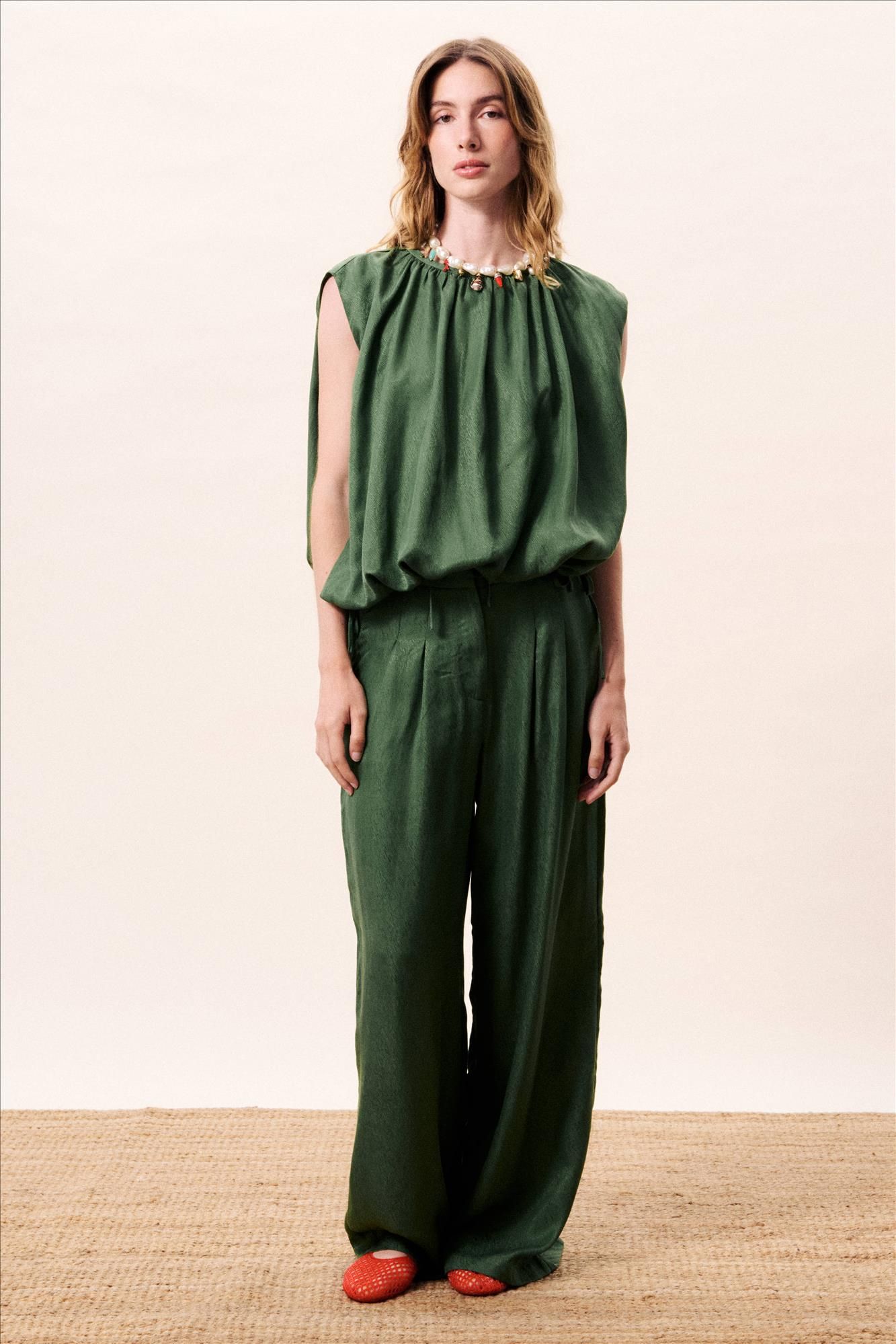 FRNCH - Groene Lucina broek