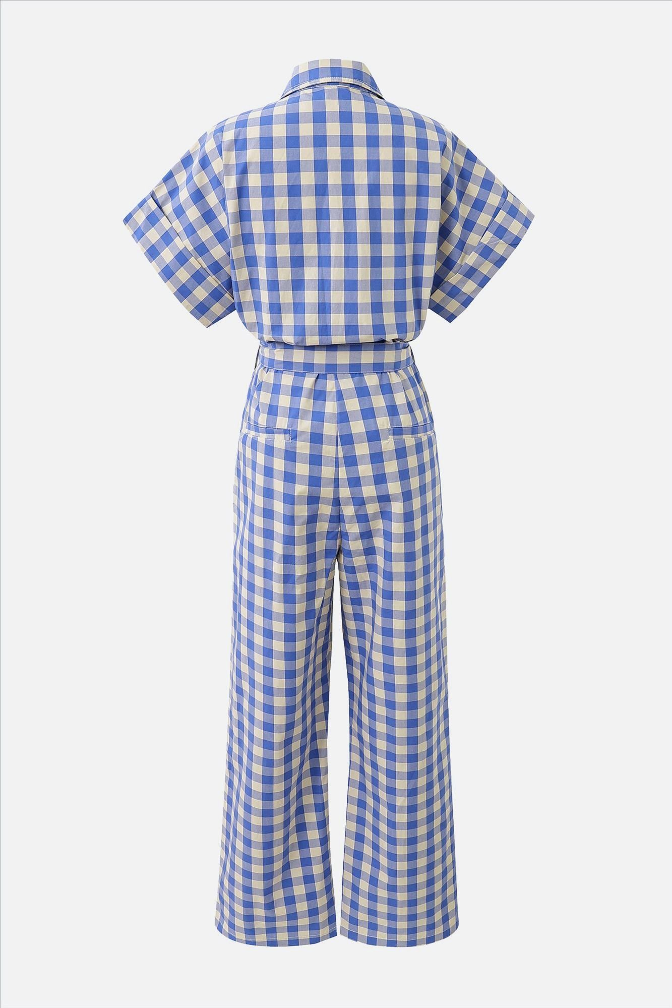 FRNCH - Blauwe Oceanus jumpsuit