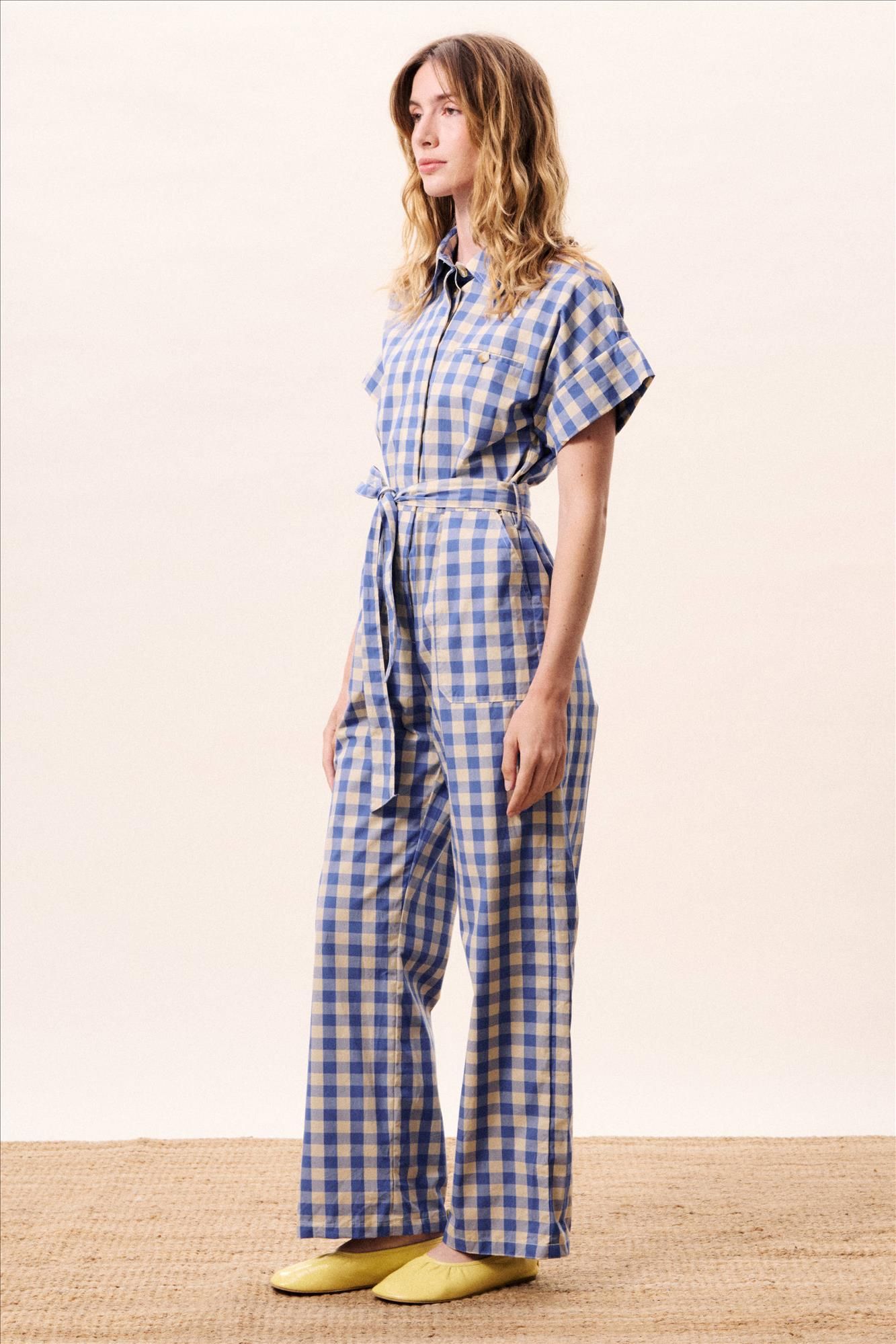 FRNCH - Blauwe Oceanus jumpsuit