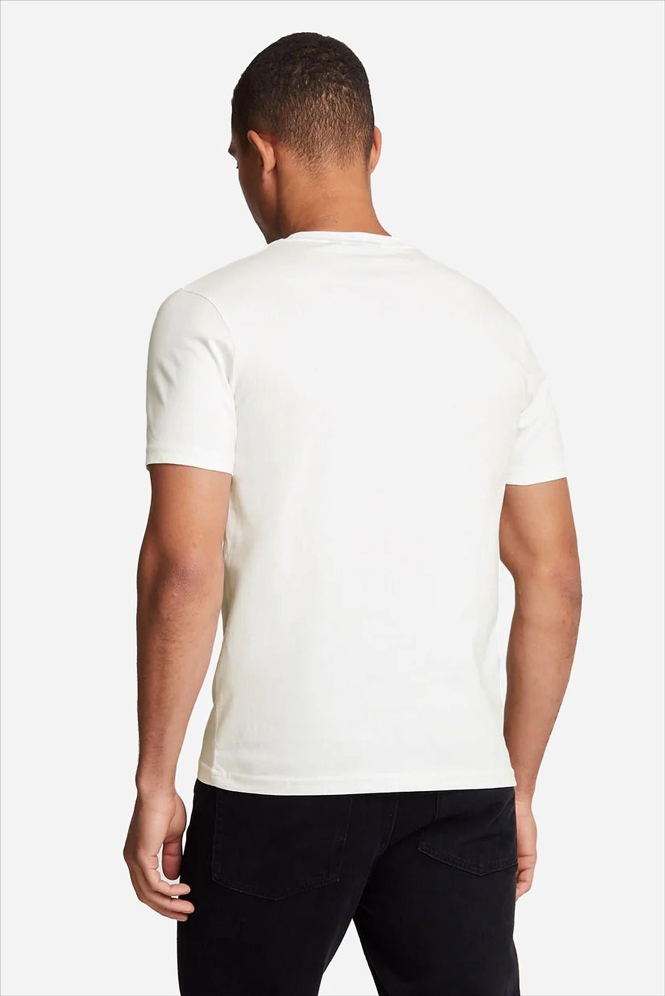 Lyle & Scott - Witte Plain T-shirt