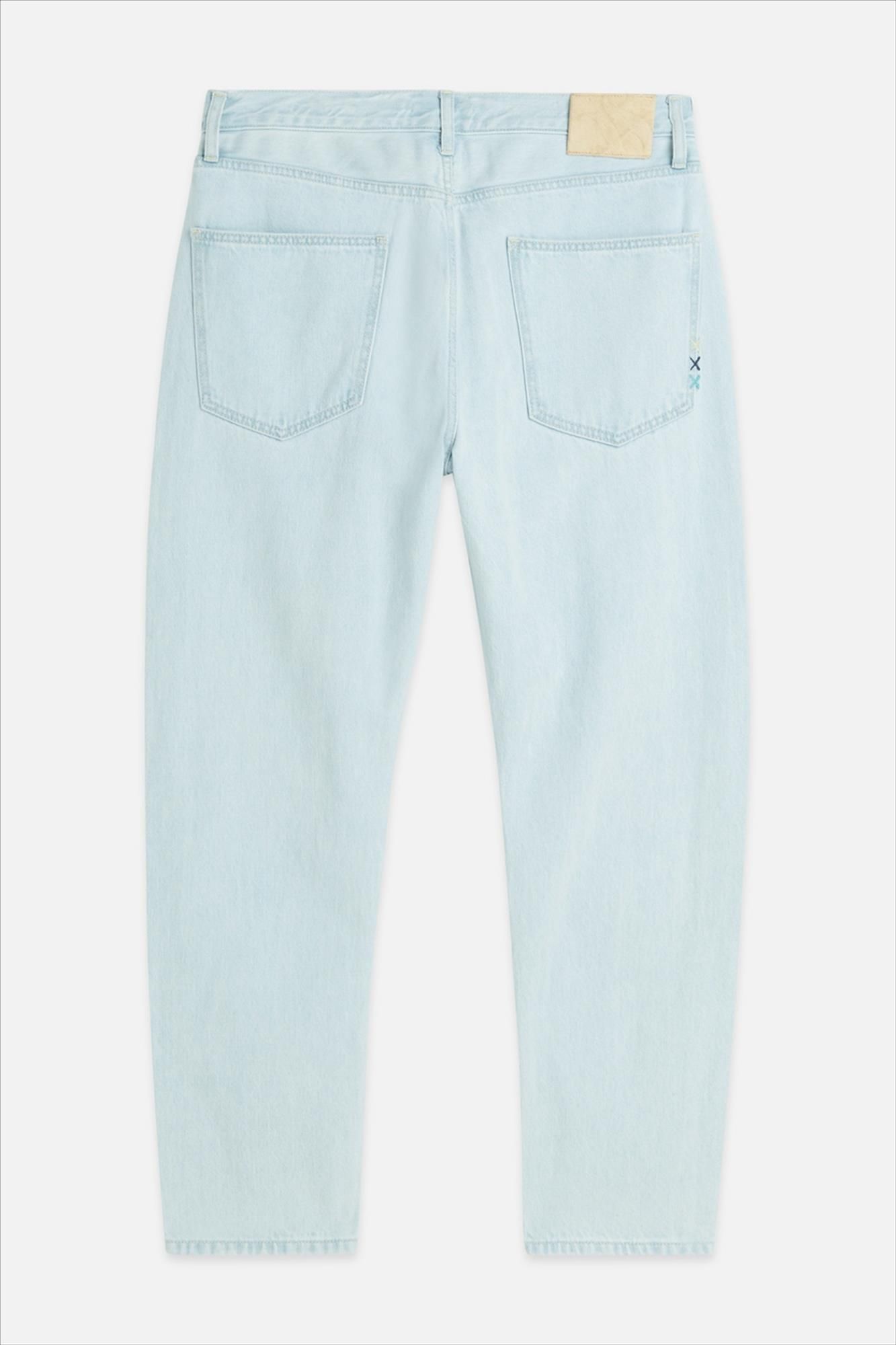 Scotch & Soda - Lichtblauwe Dean loose tapered jeans