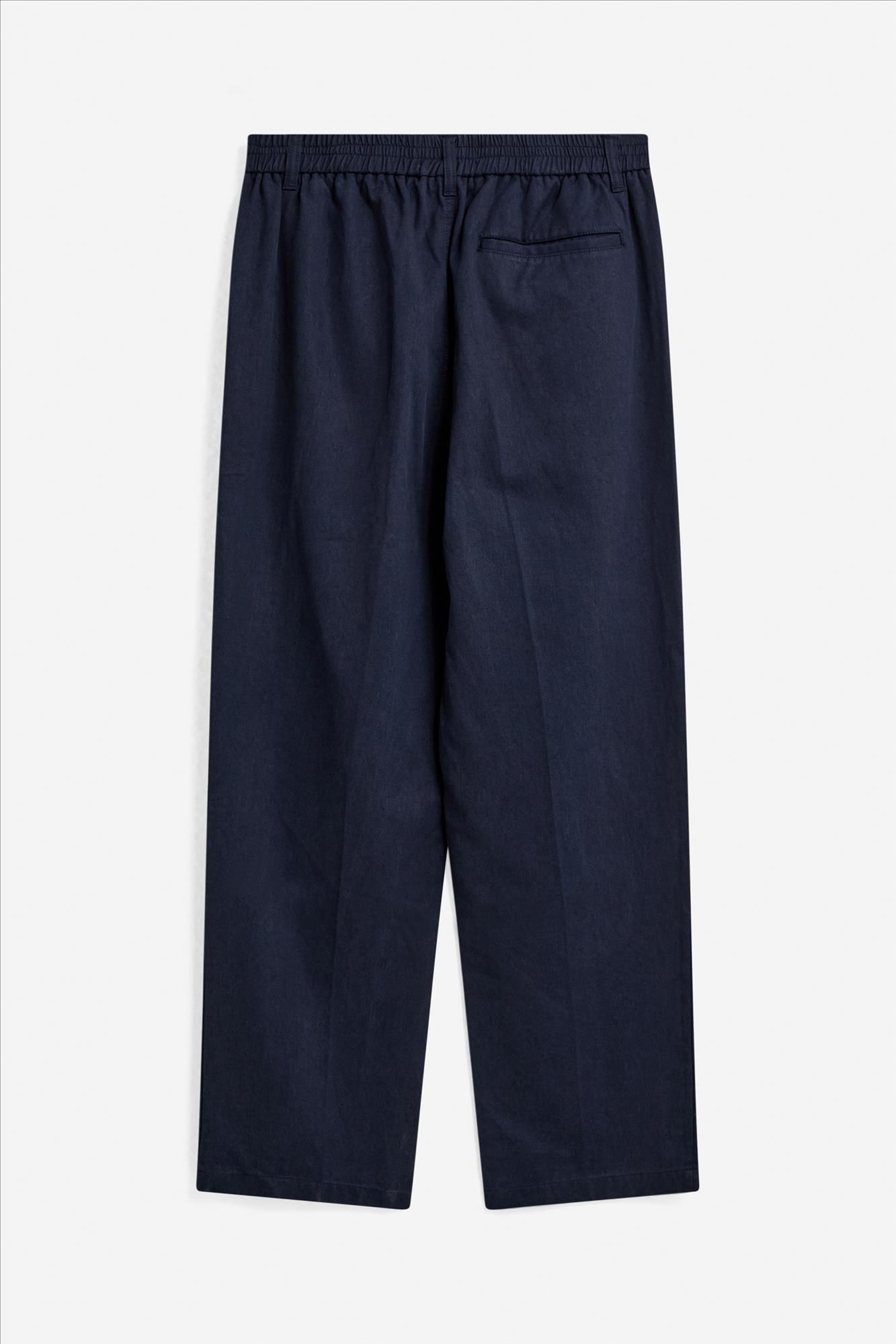 Minimum - Donkerblauwe Tucker relaxed broek
