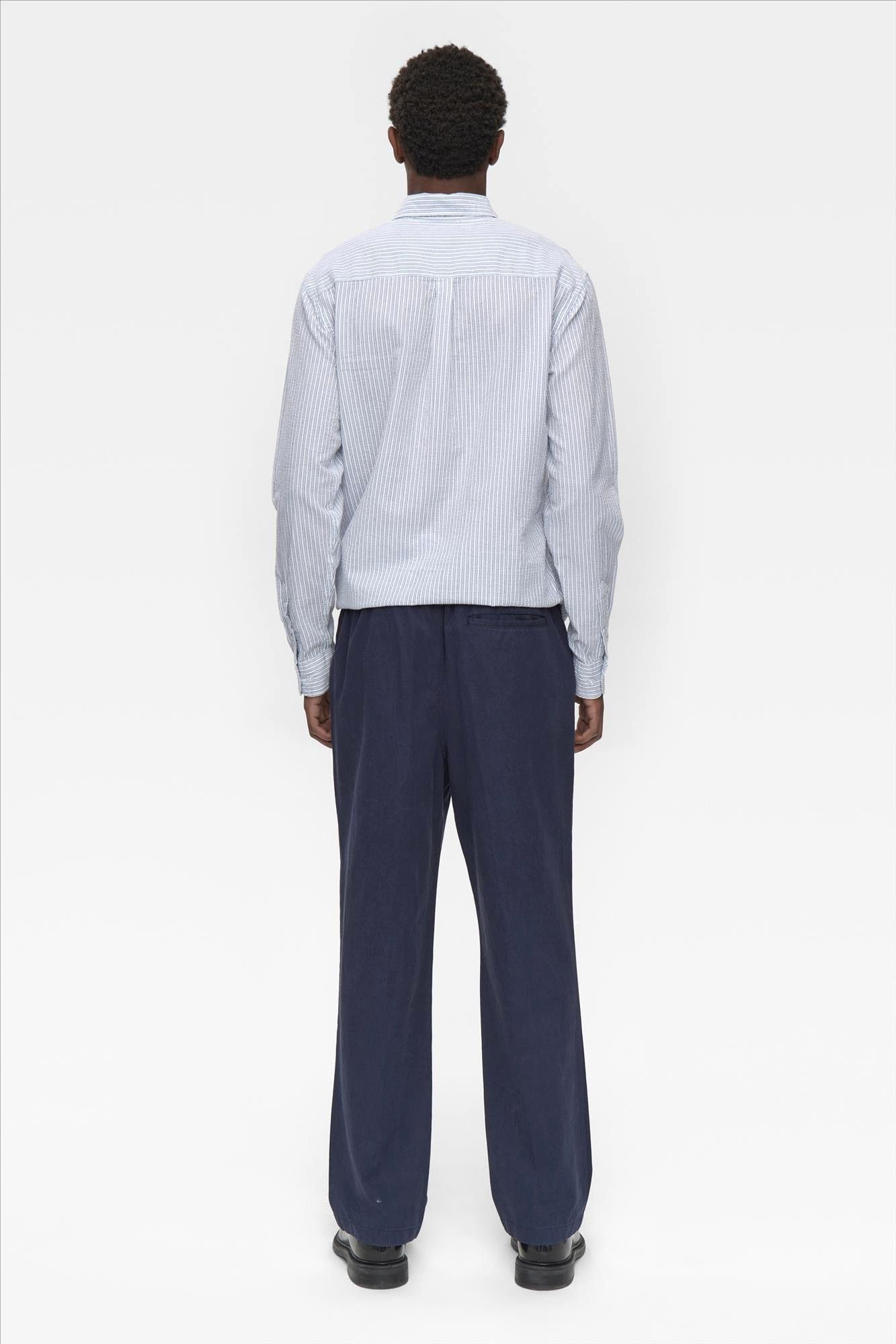 Minimum - Donkerblauwe Tucker relaxed broek