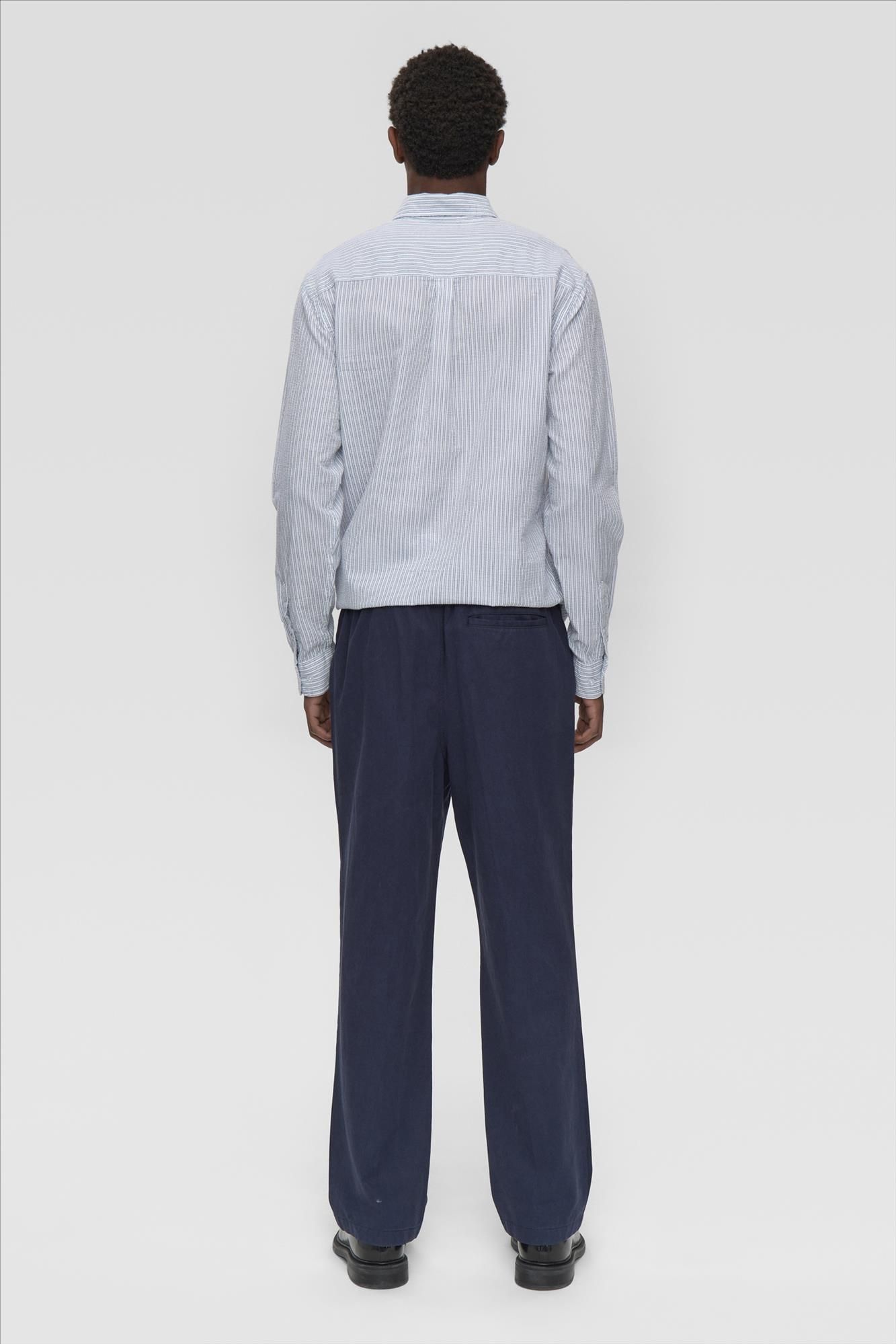 Minimum - Donkerblauwe Tucker relaxed broek