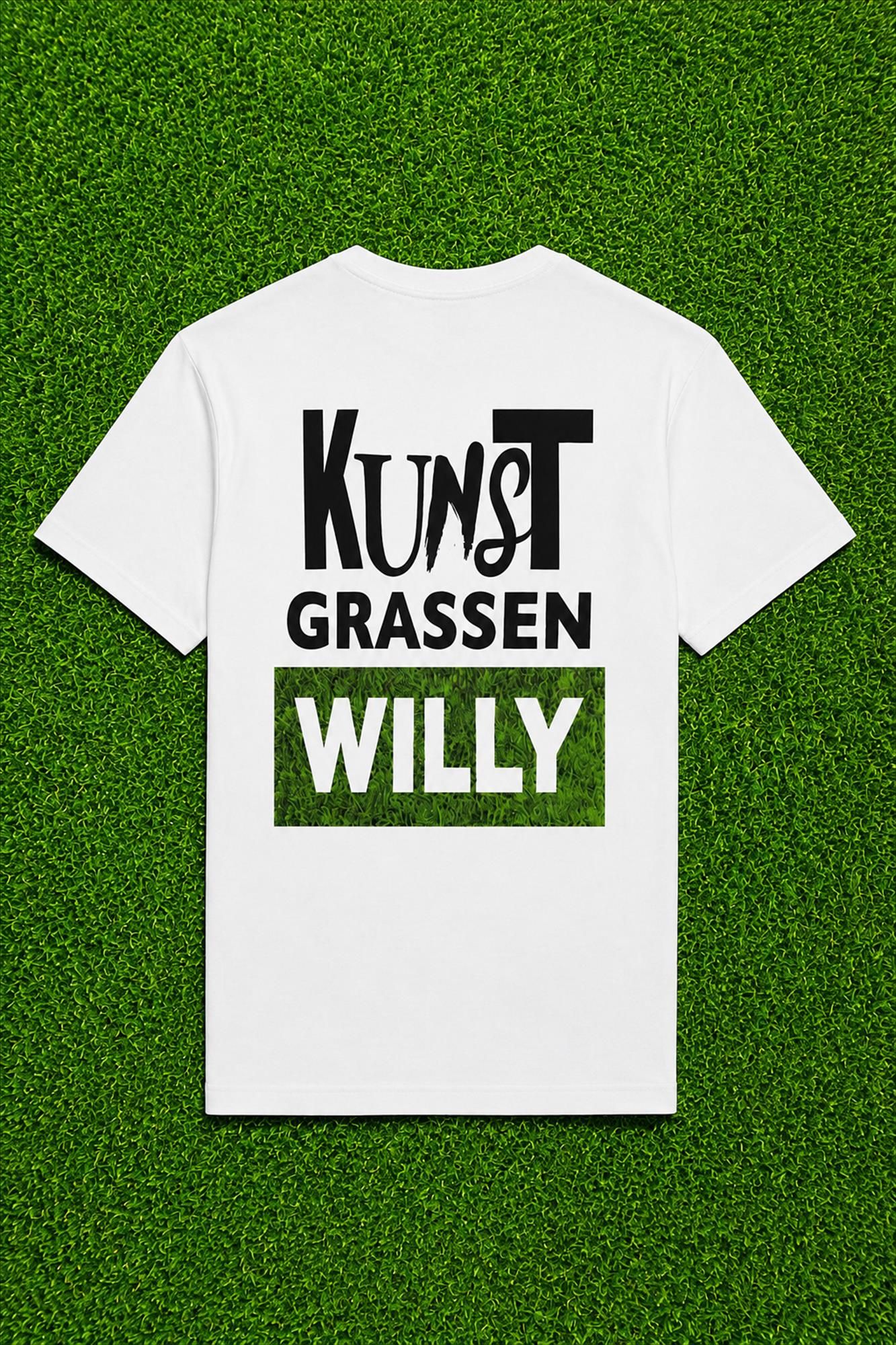 Brooklyn - Witte Kunstgrassen Willy Nonkels T-shirt