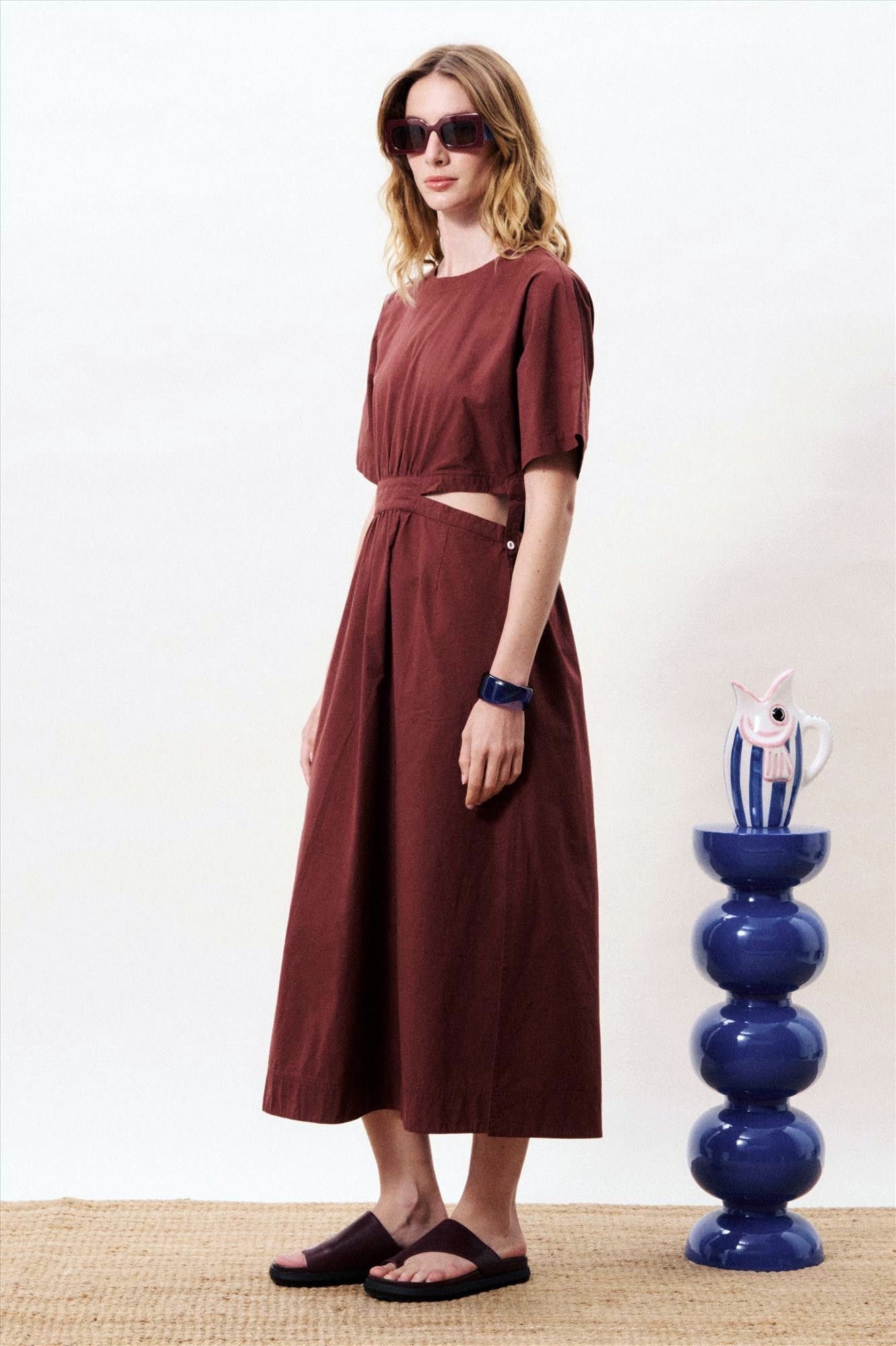 FRNCH - Bordeaux Mavera jurk