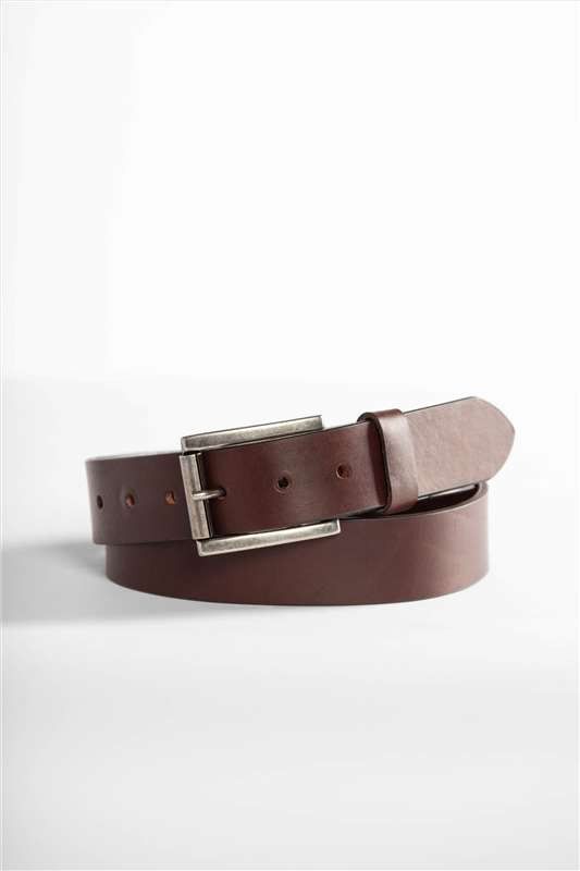 Vano - Lederen Donkerbruine riem