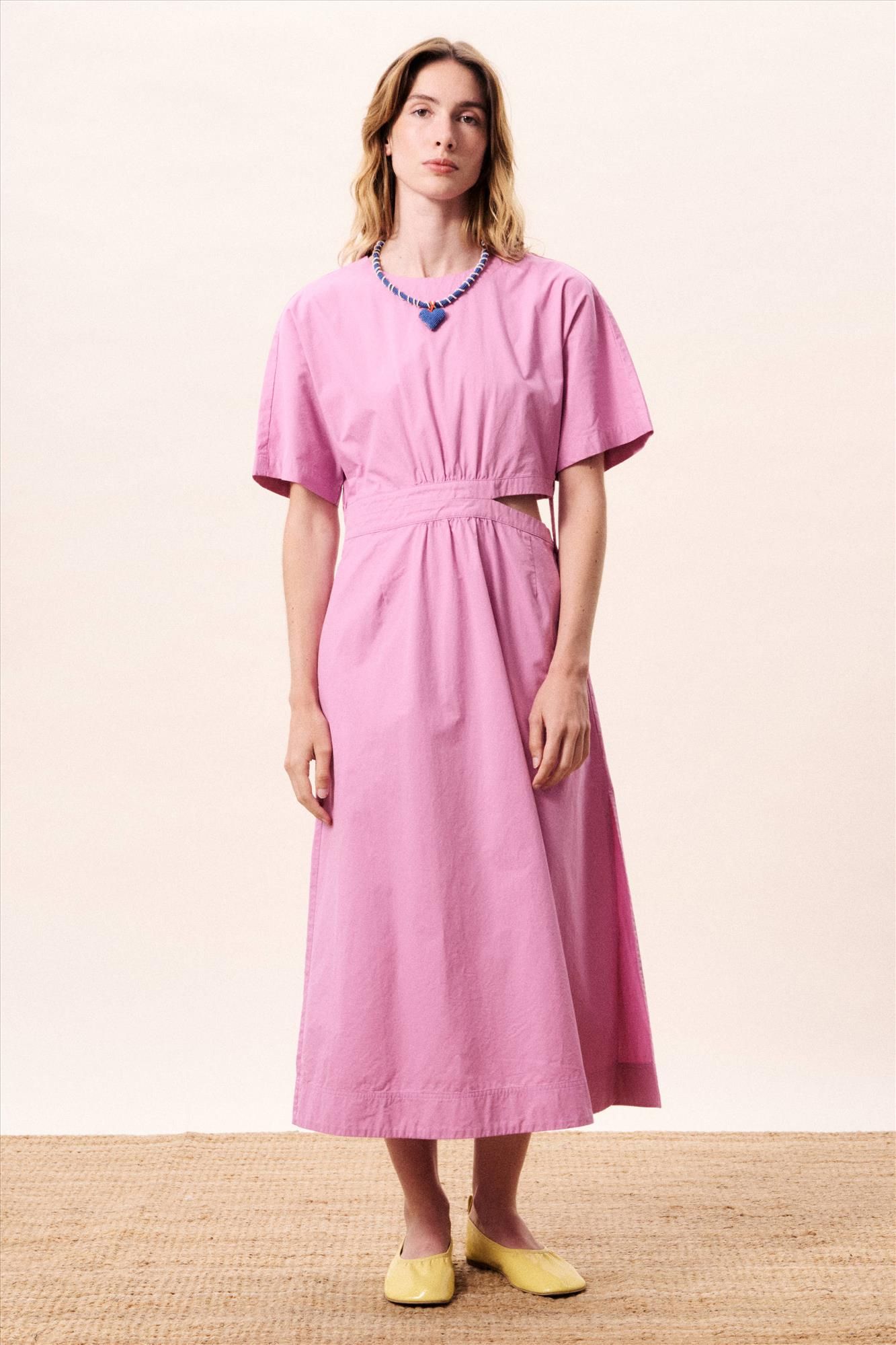 FRNCH - Roze Mavera Violine jurk