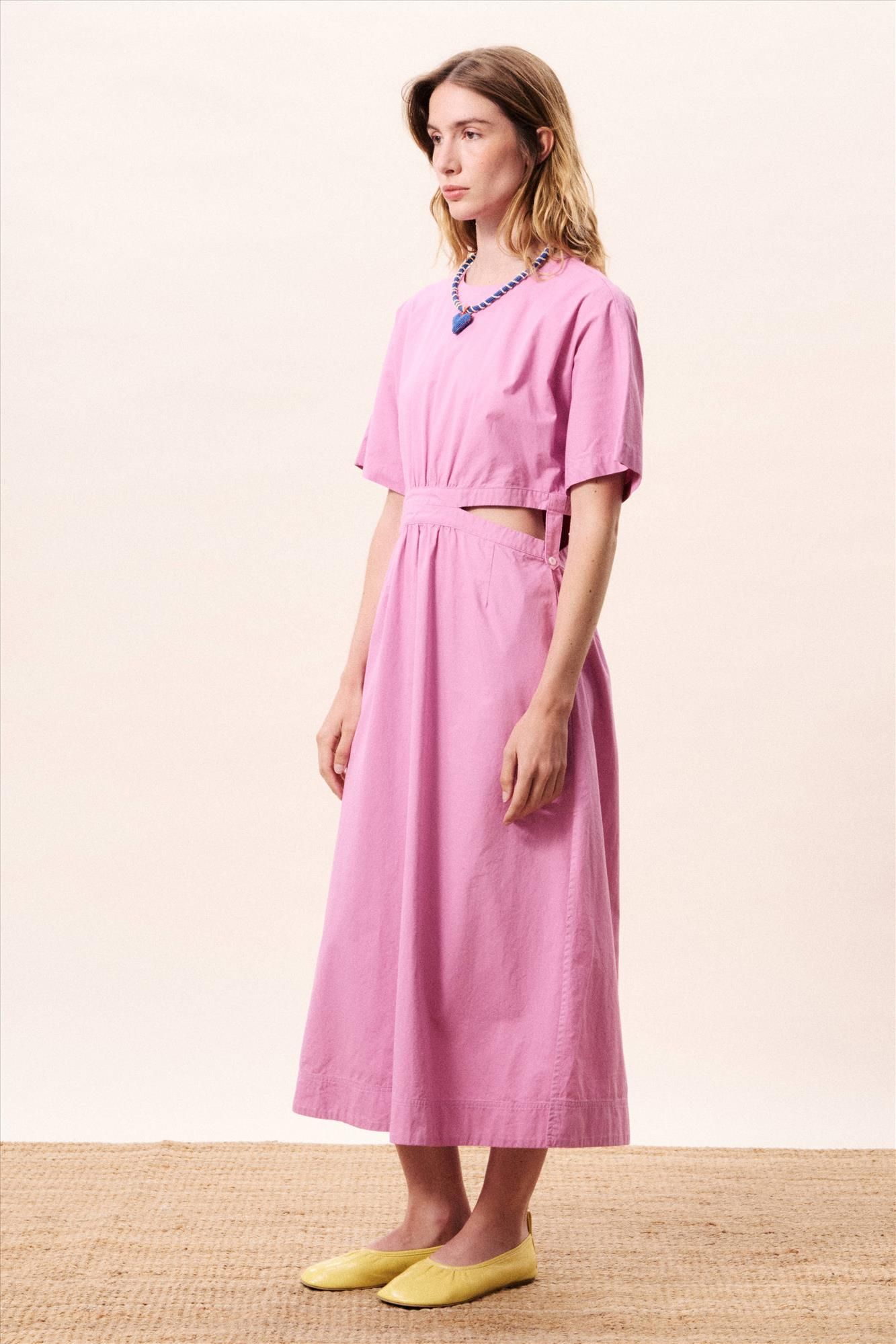 FRNCH - Roze Mavera Violine jurk