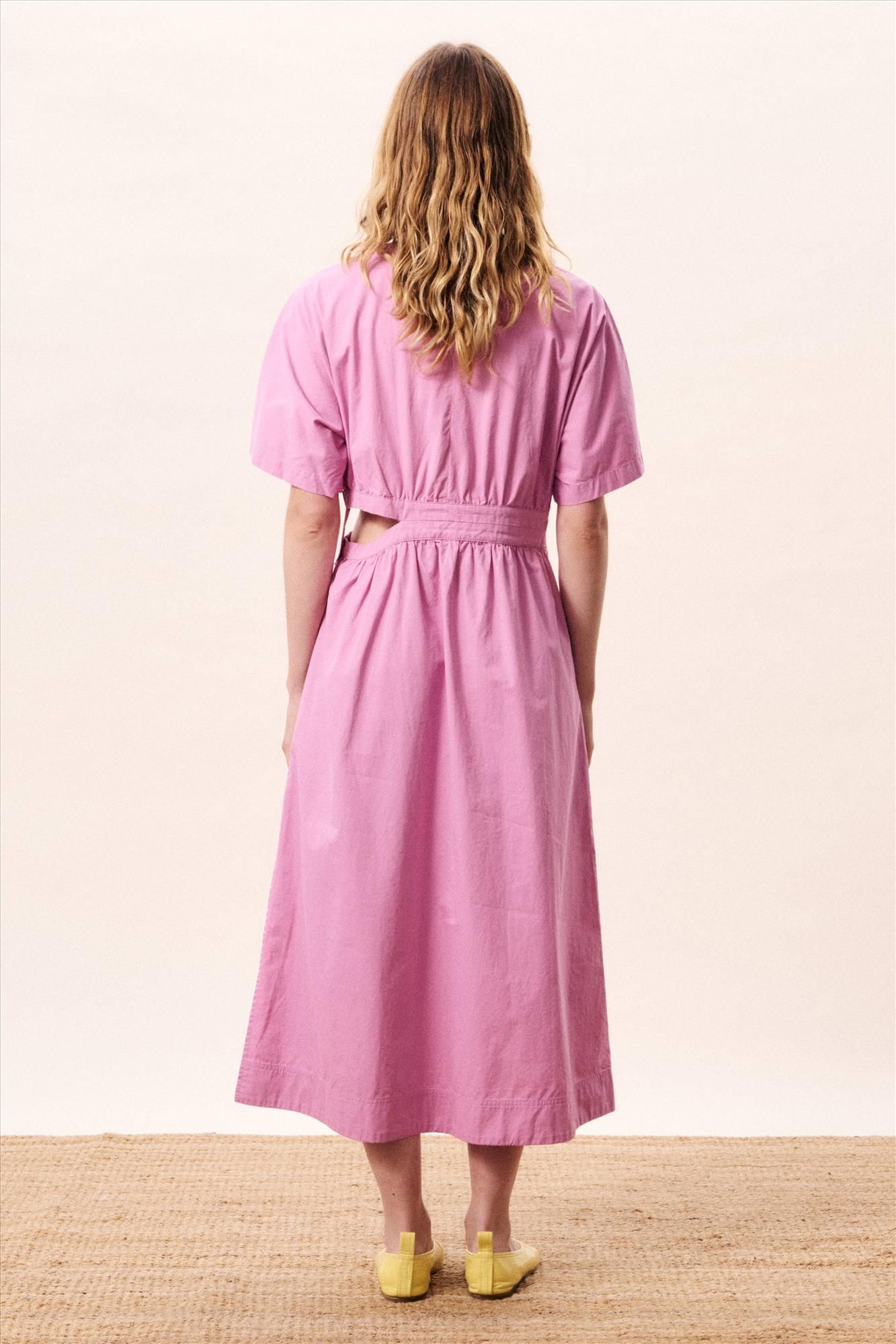 FRNCH - Roze Mavera Violine jurk