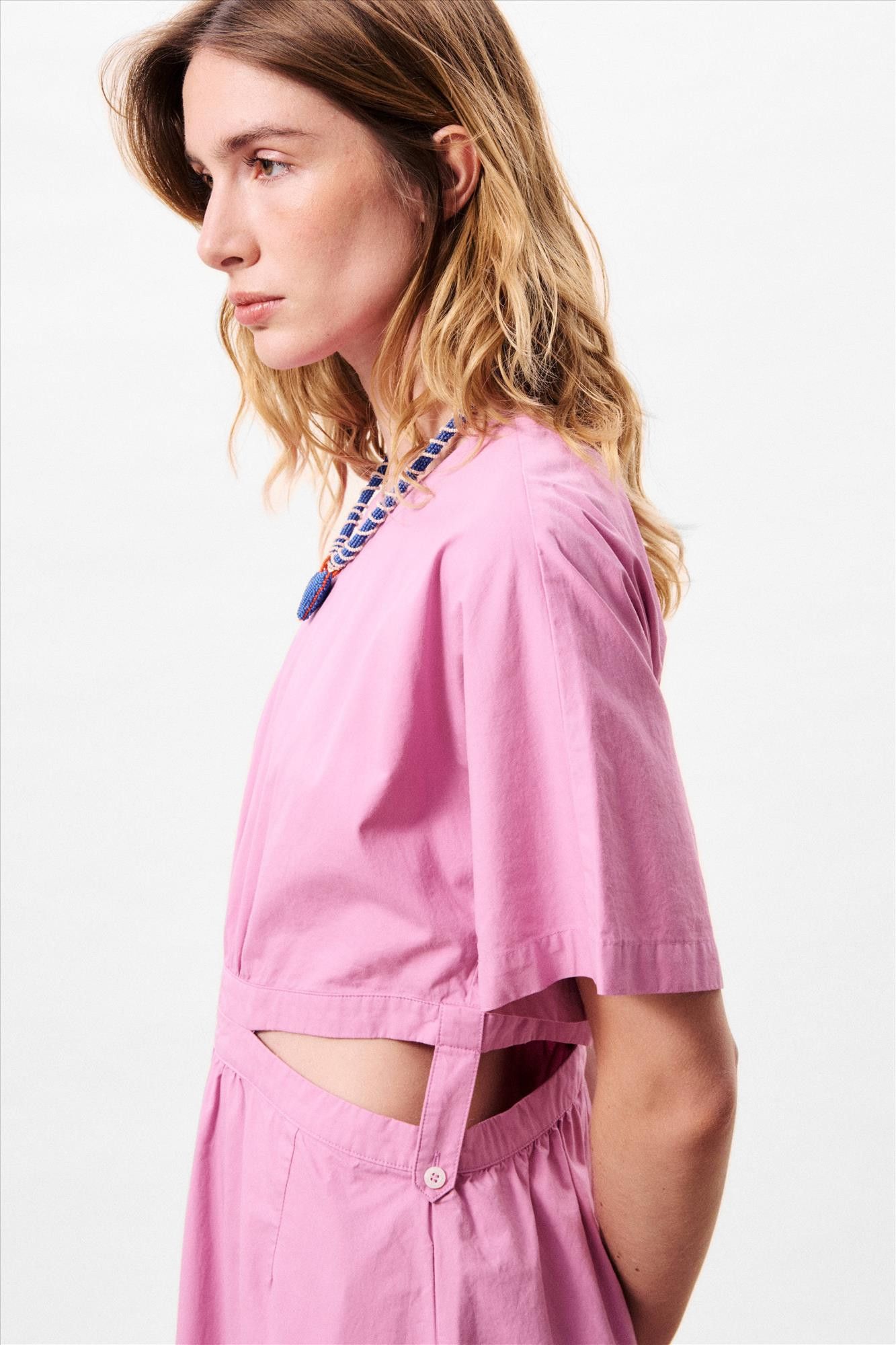 FRNCH - Roze Mavera Violine jurk