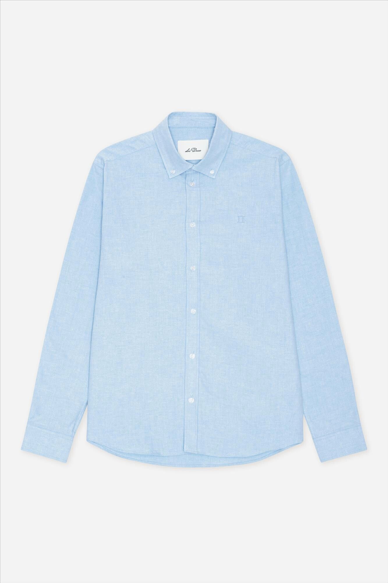 LES DEUX  - Lichtblauw Konrad Oxford hemd