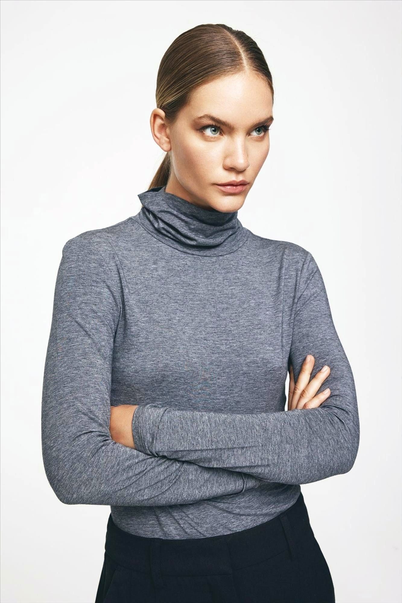 MSCH COPENHAGEN - Grijze Betrina longsleeve