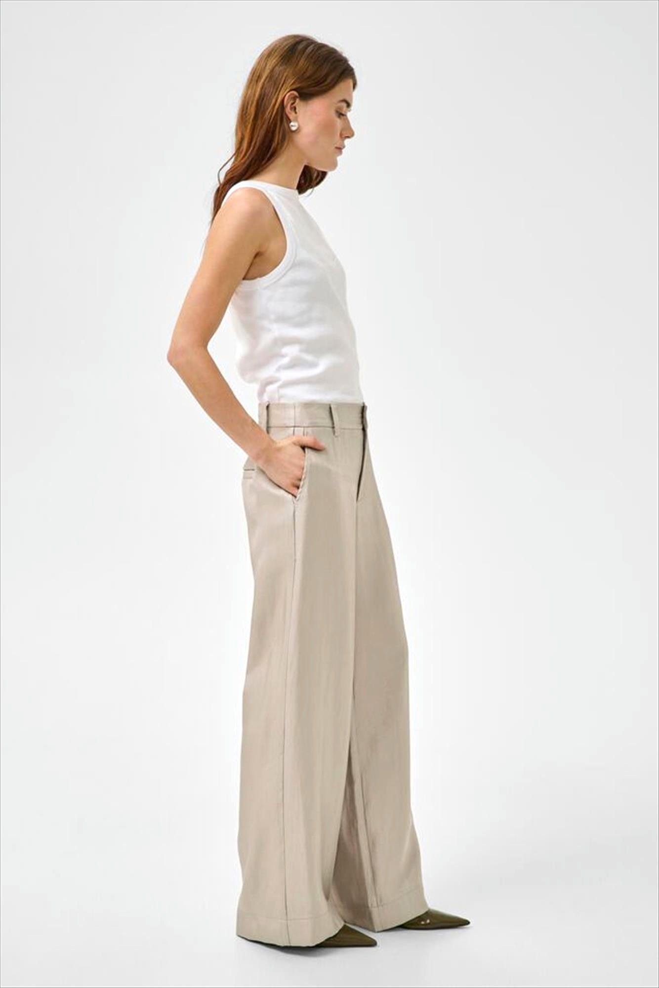 My Essential Wardrobe - Gouden Shine Wide broek