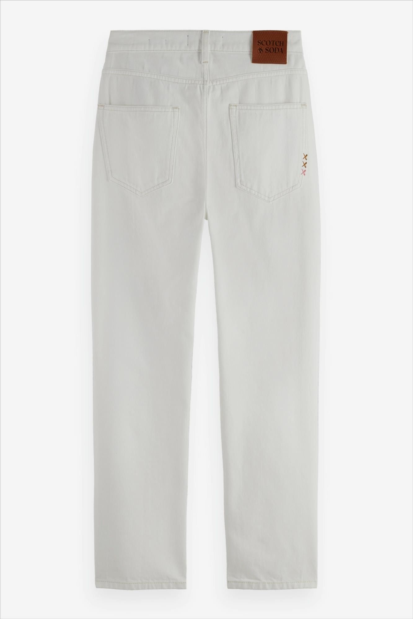 Scotch & Soda - Witte Dean Loose Tapered jeans