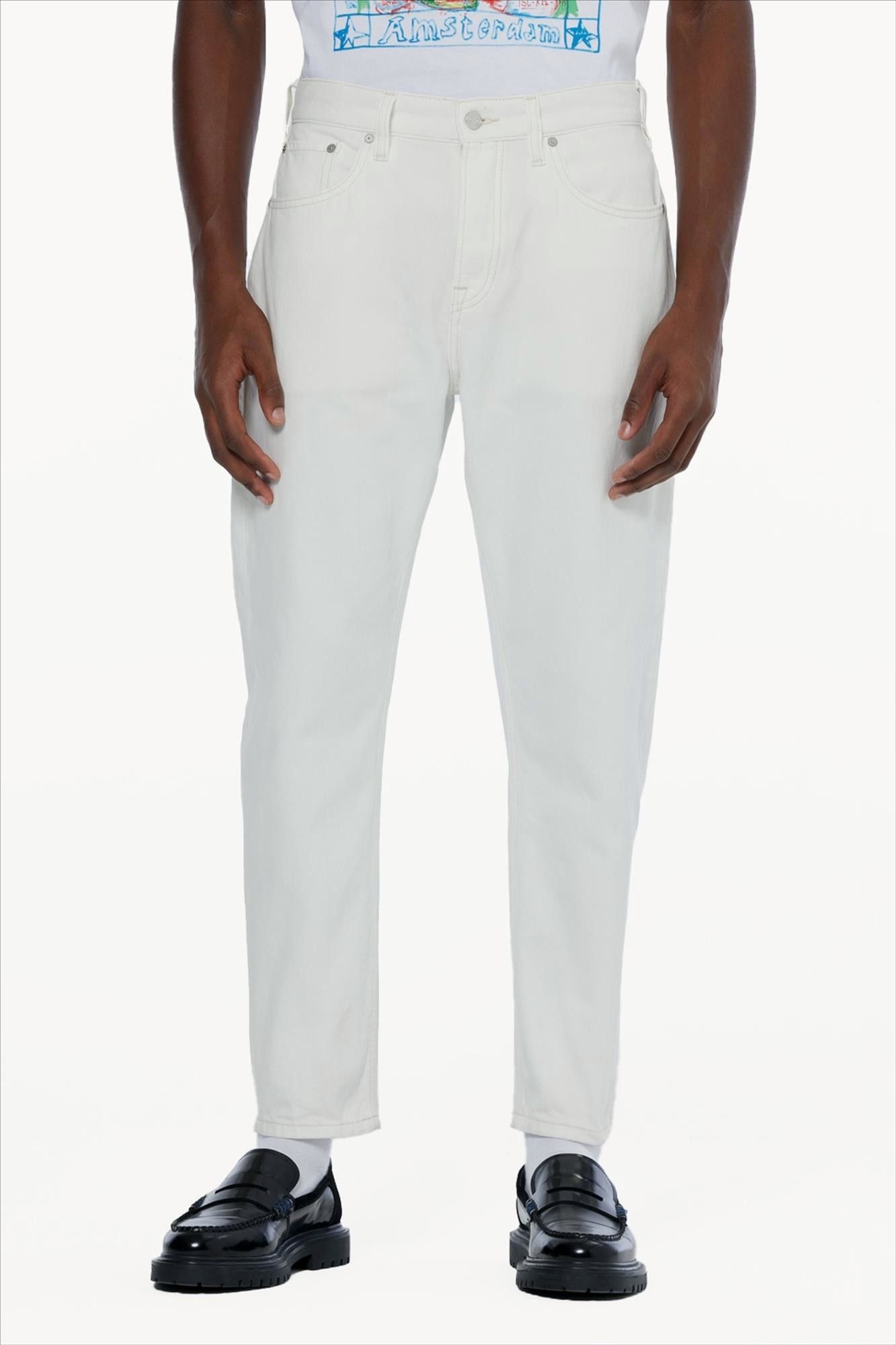 Scotch & Soda - Witte Dean Loose Tapered jeans
