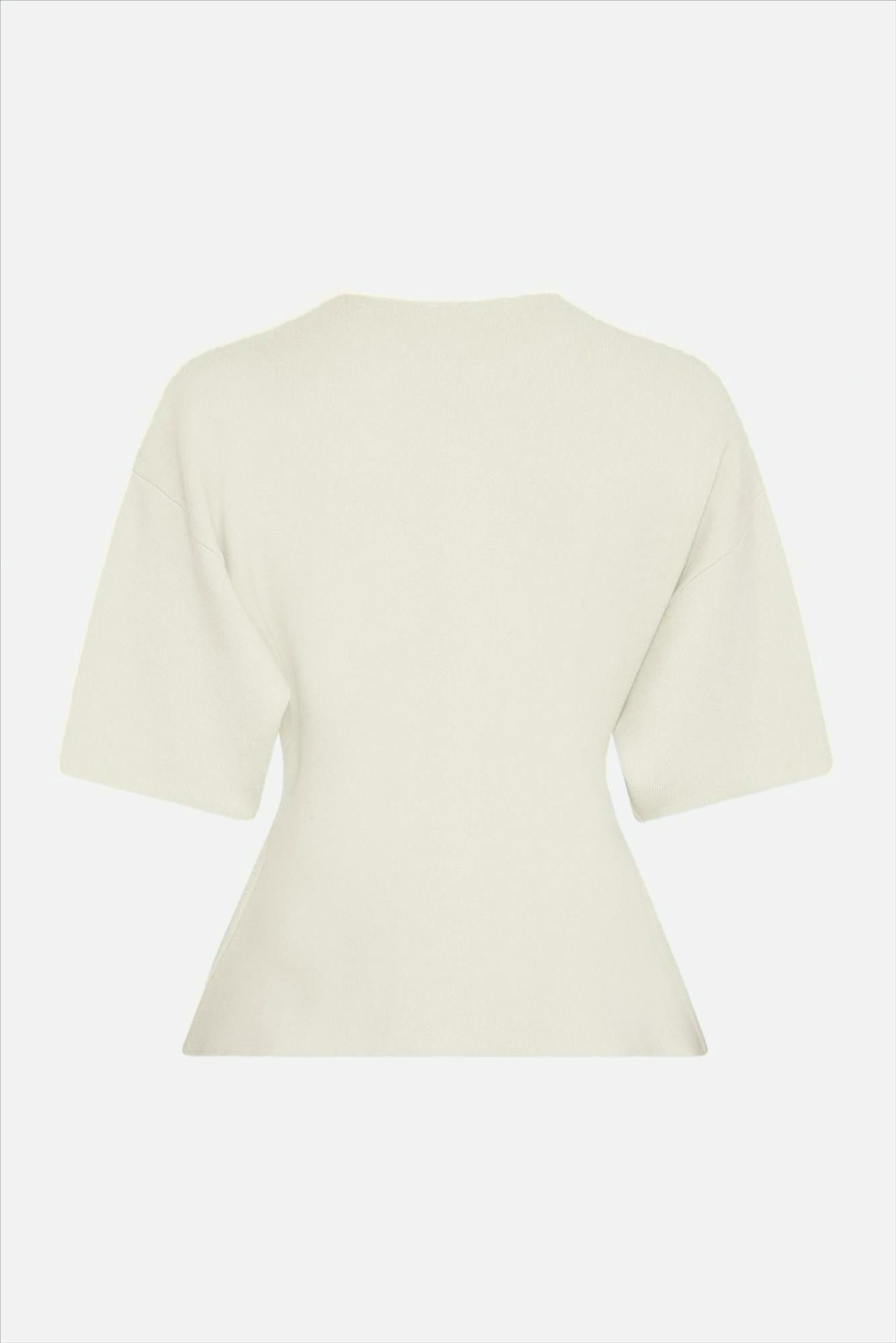 MSCH COPENHAGEN - Ecru Mirielle East cardigan
