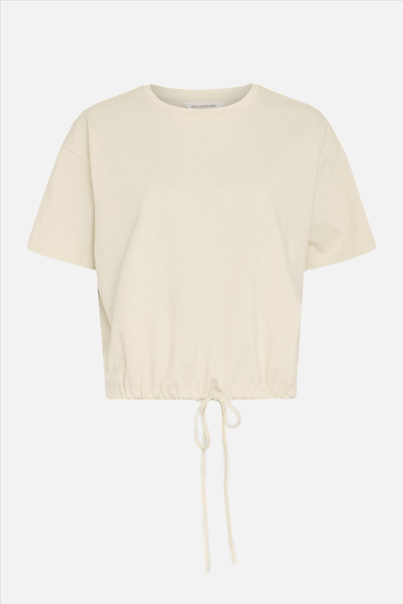 MSCH COPENHAGEN - Ecru Datte T-shirt