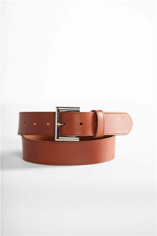Vano - Cognac lederen riem