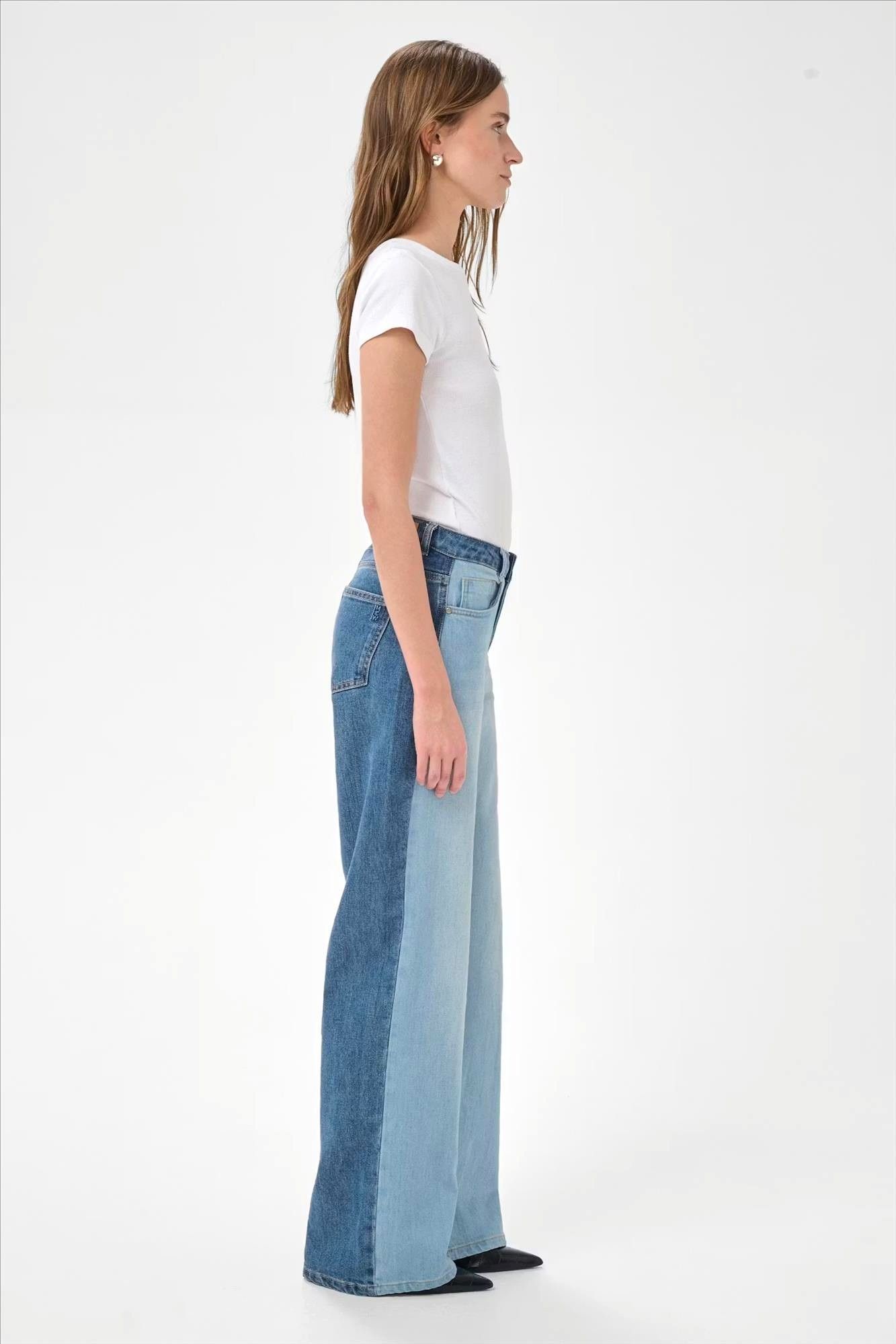 My Essential Wardrobe - Blauwe Louis straight jeans
