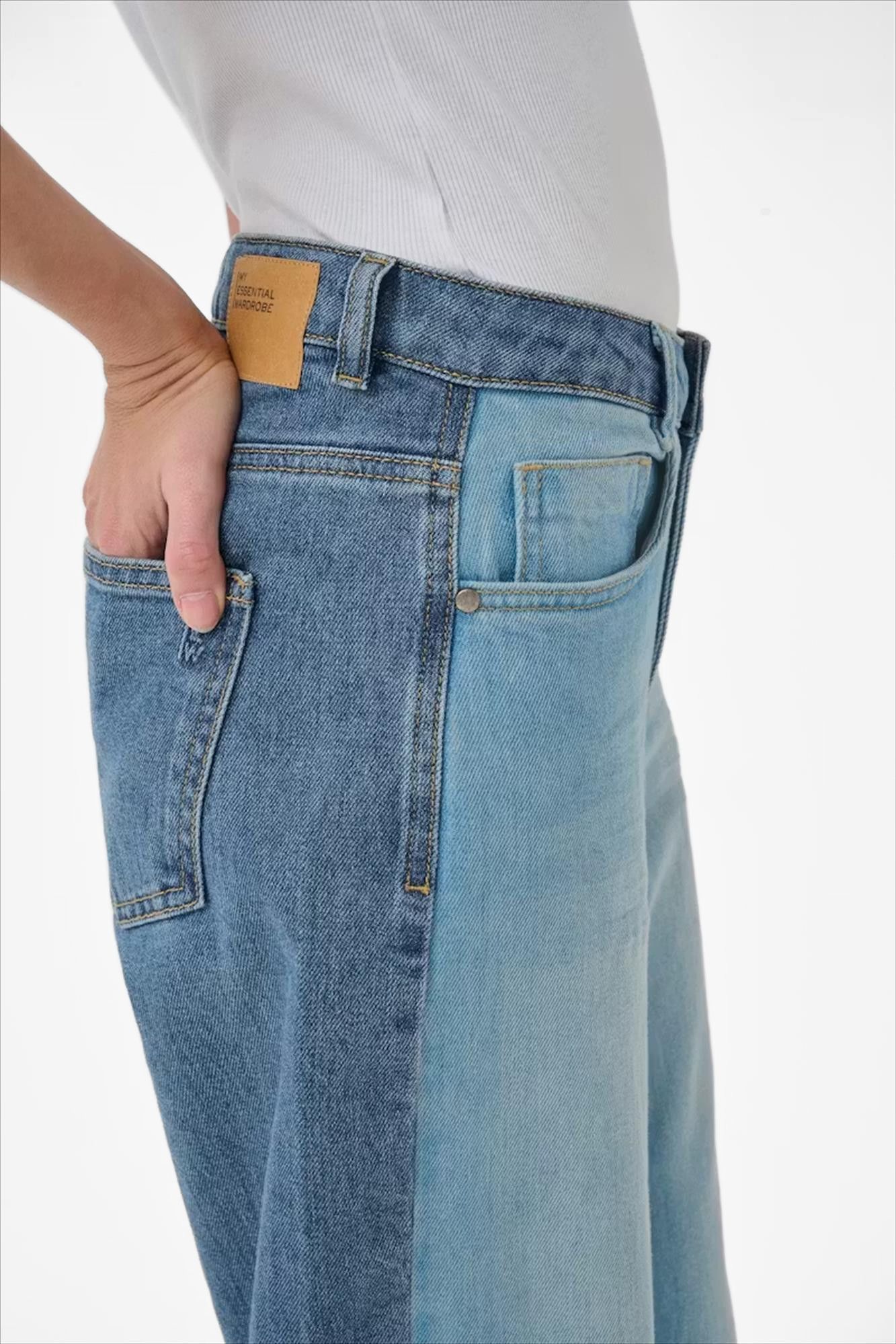 My Essential Wardrobe - Blauwe Louis straight jeans