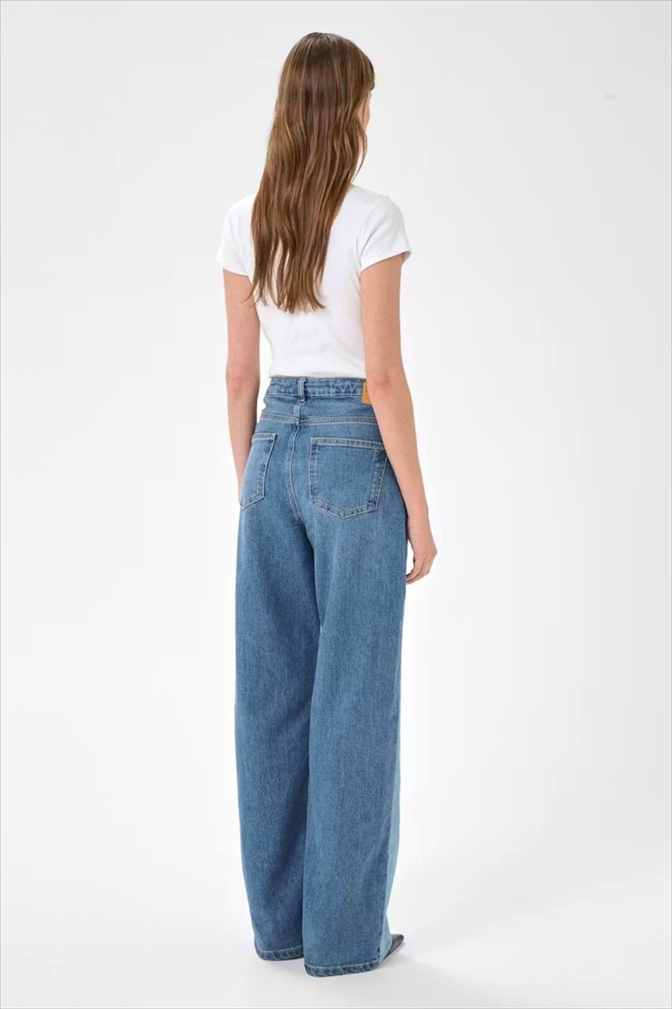 My Essential Wardrobe - Blauwe Louis straight jeans