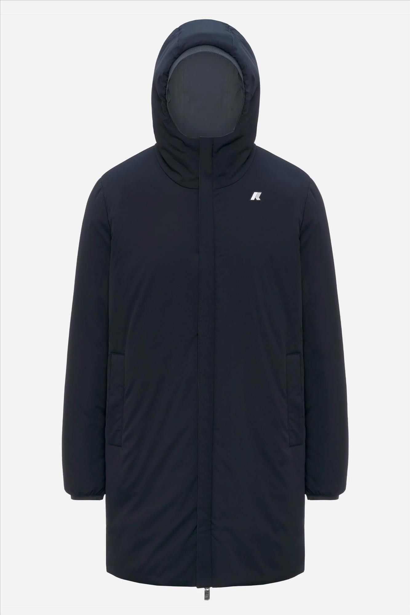 K-Way - Blauwe Jacob St Warm Double jas